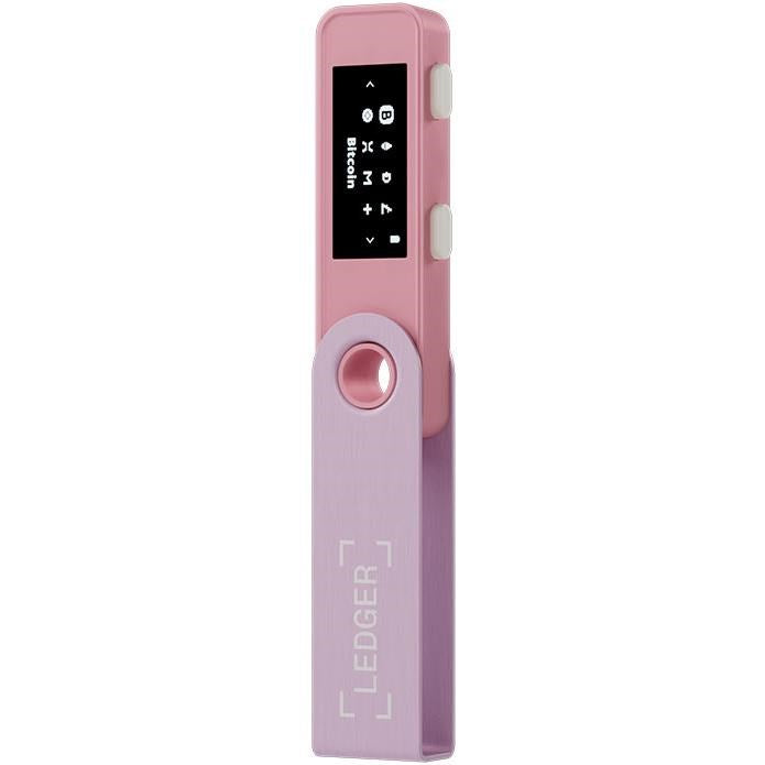 Ledger Nano S Plus Crypto Hardware Wallet (Pastel Pink)