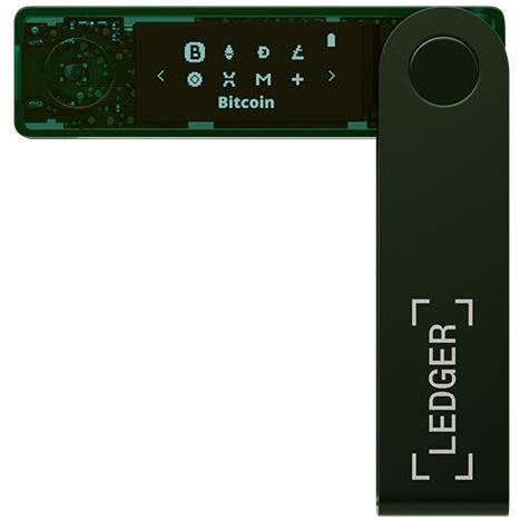 Ledger Nano X Crypto Hardware Wallet (Emerald Green)