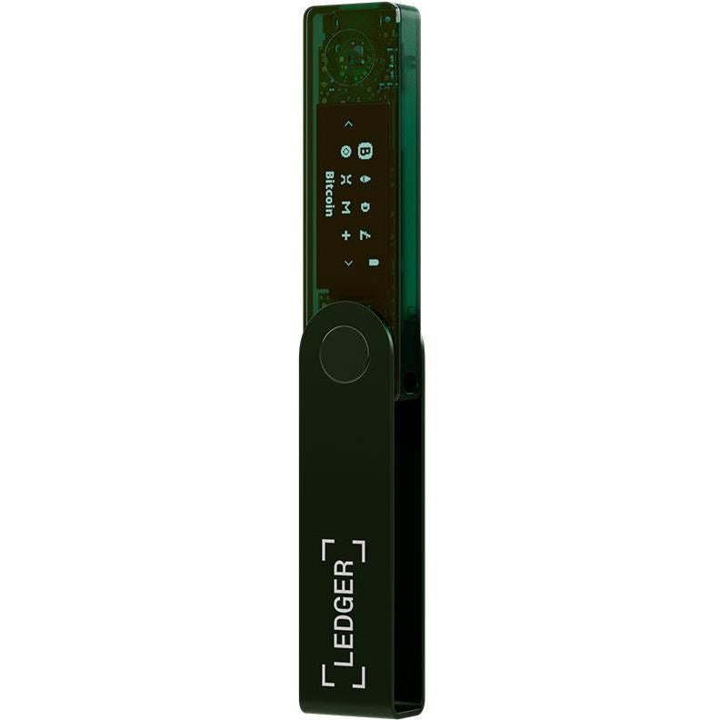 Ledger Nano X Crypto Hardware Wallet (Emerald Green)
