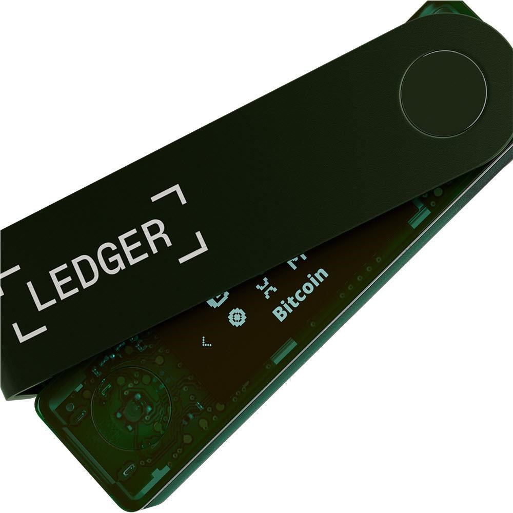 Ledger Nano X Crypto Hardware Wallet (Emerald Green)