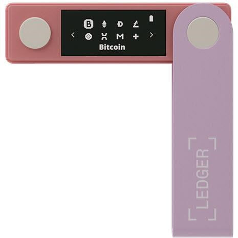Ledger Nano X Crypto Hardware Wallet (Pastel Pink)