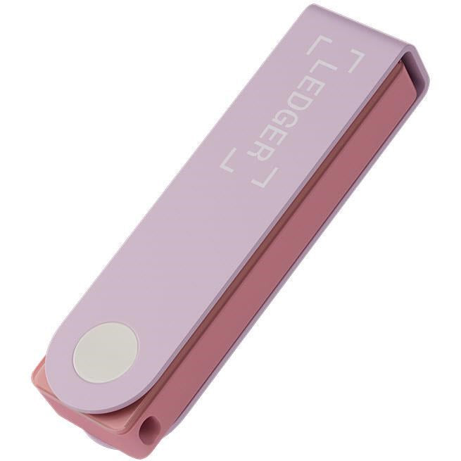 Ledger Nano X Crypto Hardware Wallet (Pastel Pink)