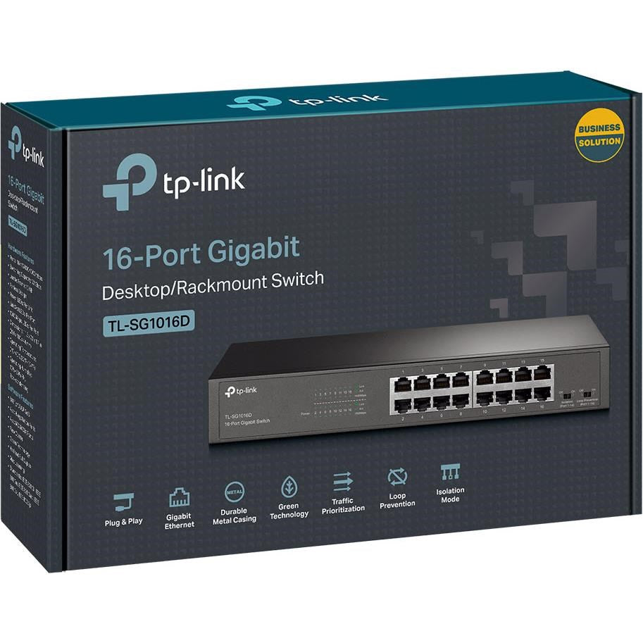 TP-Link 16-Port Gigabit Desktop/Rackmount Switch (Unmanaged)