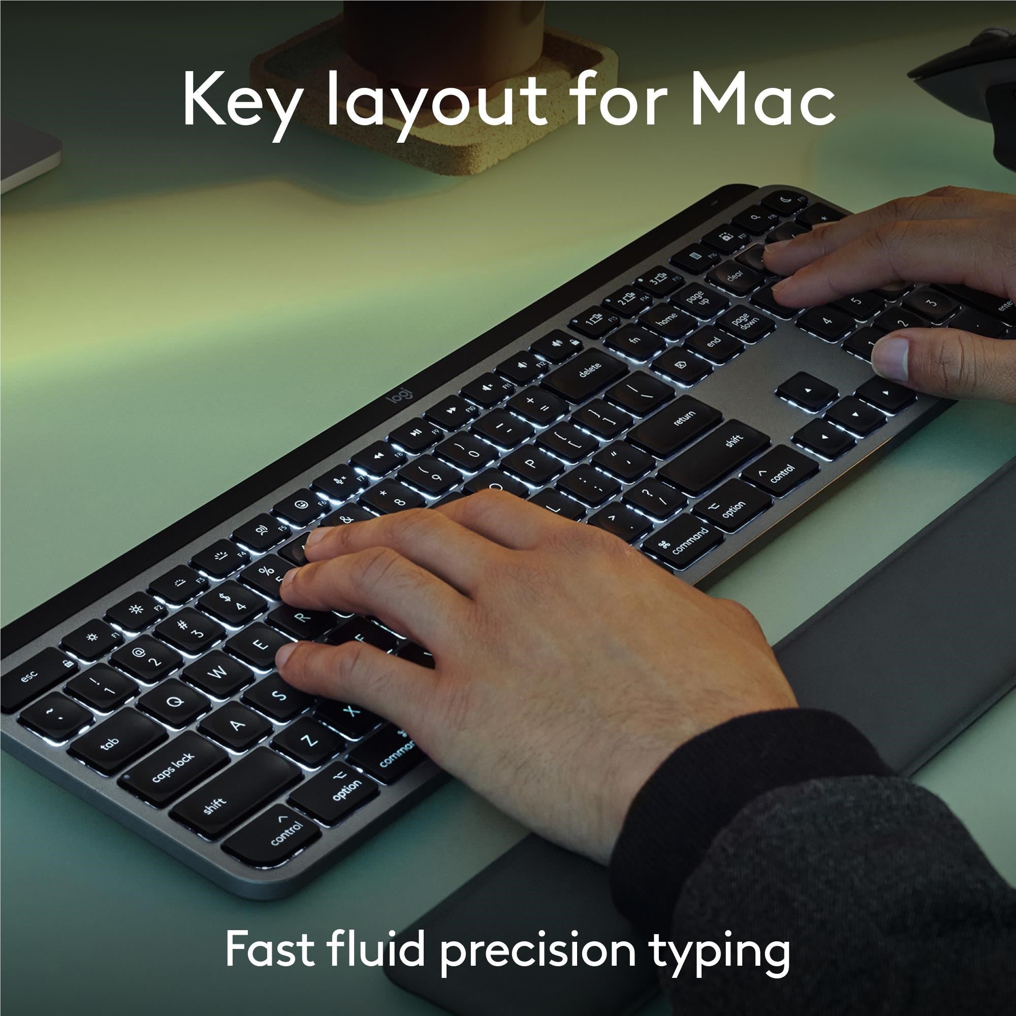 Logitech MX Keys S for Mac Keyboard (Space Grey)