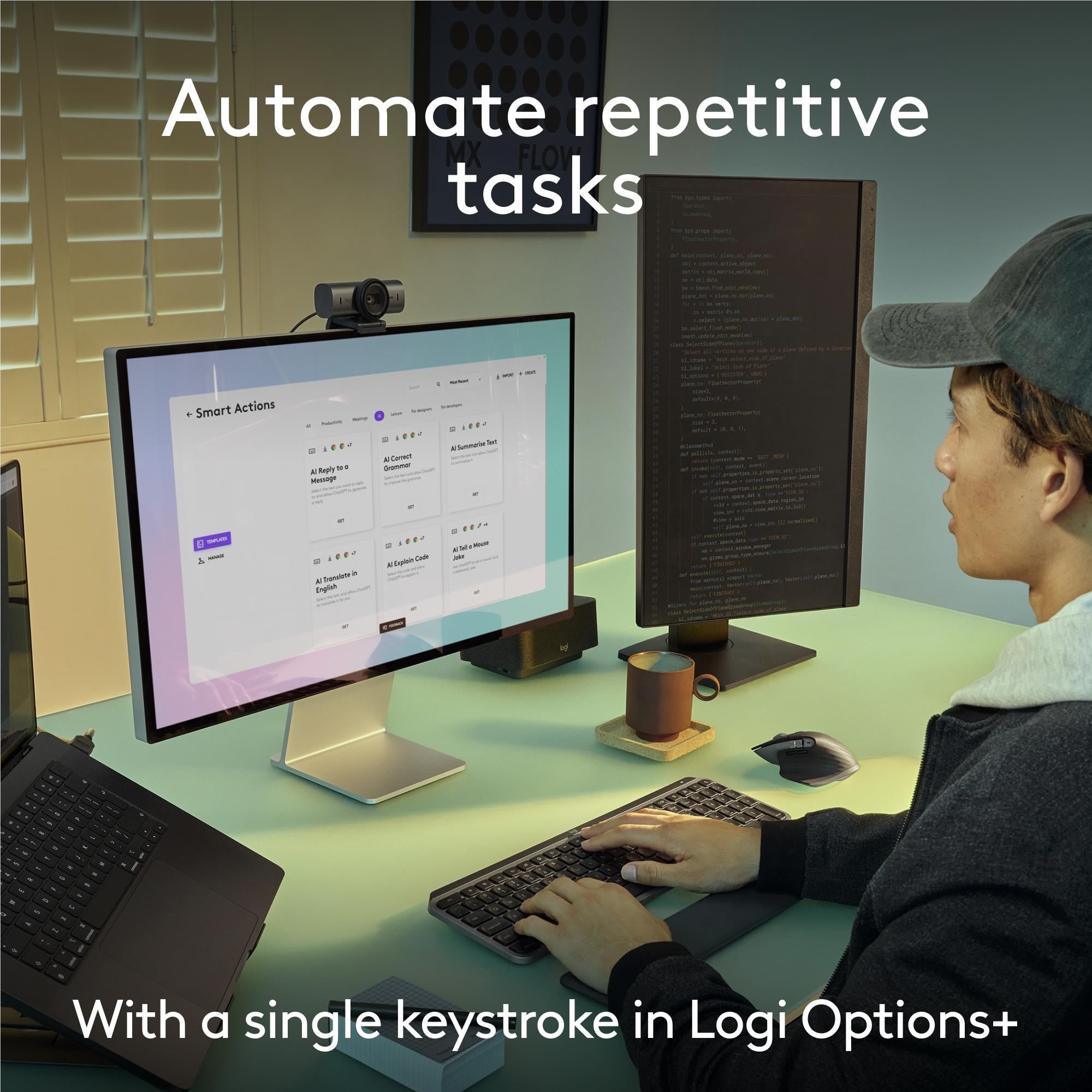 Logitech MX Keys S for Mac Keyboard (Space Grey)