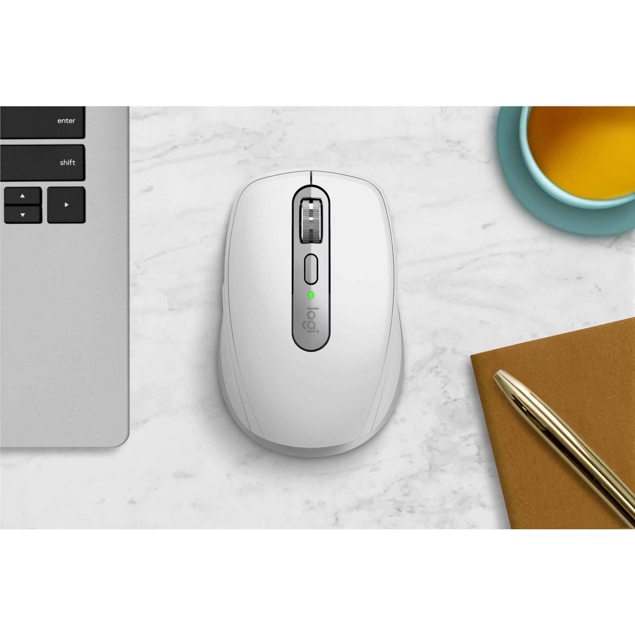 Logitech MX Anywhere 3S Wireless Mouse for Mac (Pale Grey)