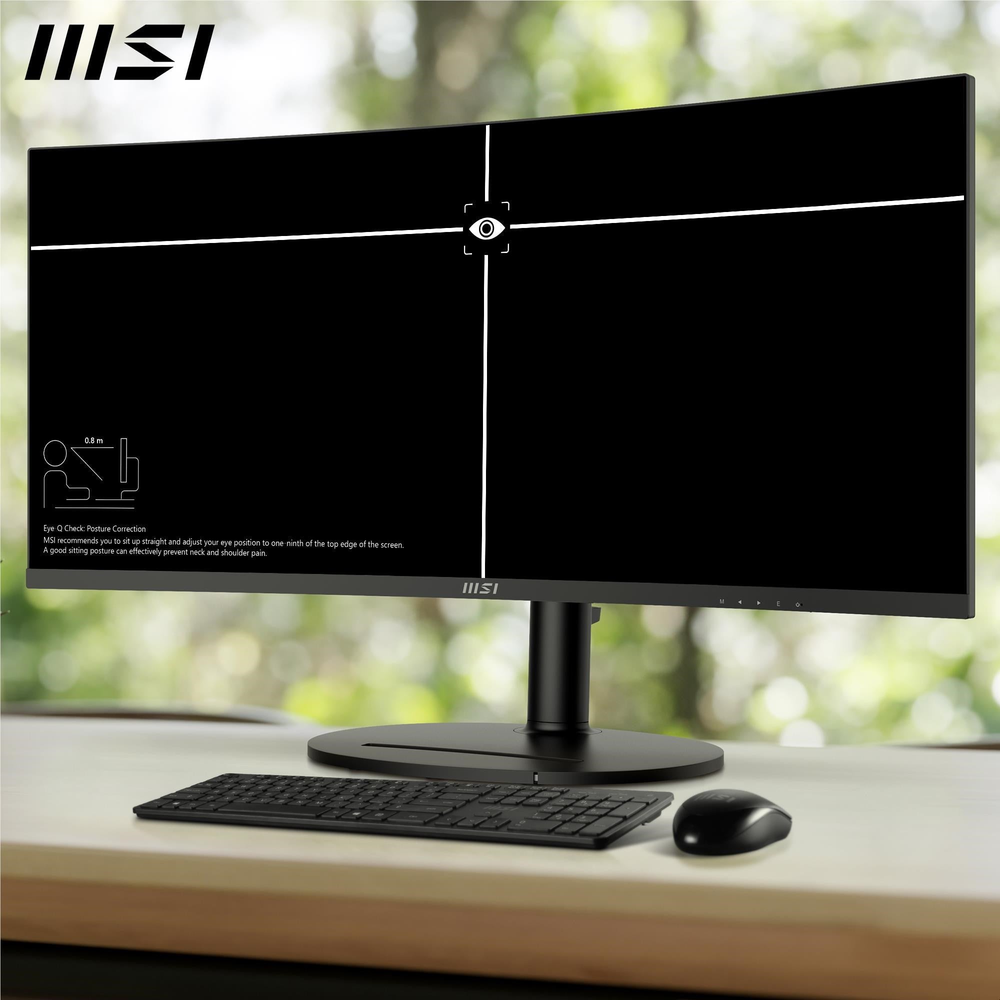 MSI Modern MD342CQP 34' UWQHD 120Hz USB-C 98W Curved Professional Monitor