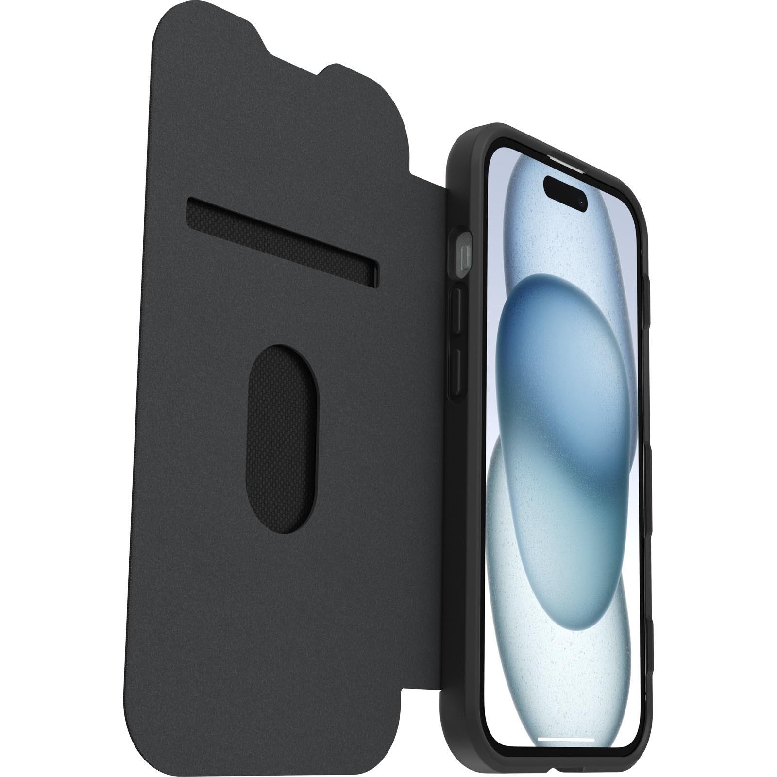 Otterbox React Folio MagSafe Case for iPHone 17e/16e/15/14/13 (Black Crystal)