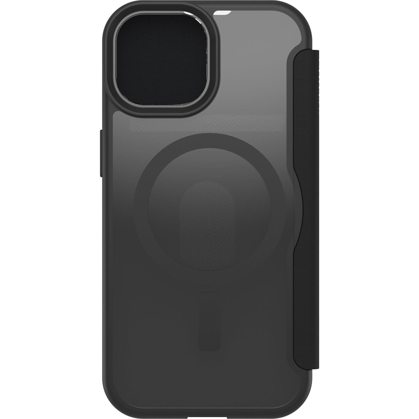 Otterbox React Folio MagSafe Case for iPHone 17e/16e/15/14/13 (Black Crystal)