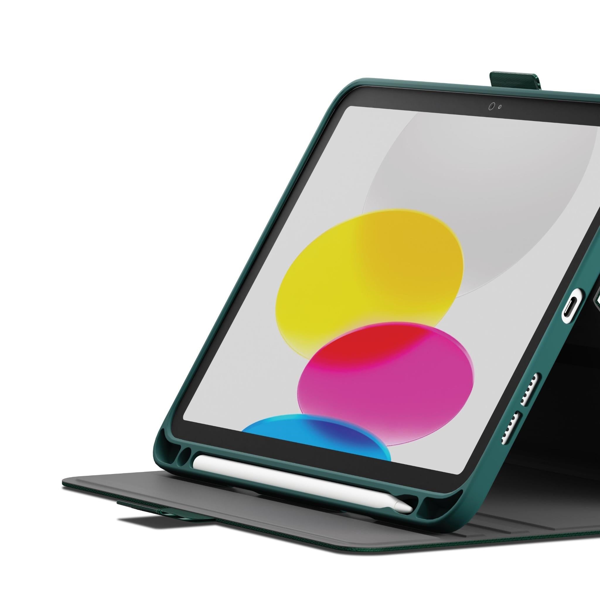 Cygnett TekView Case for iPad A16/10.9' 10th Gen (Dark Emerald)