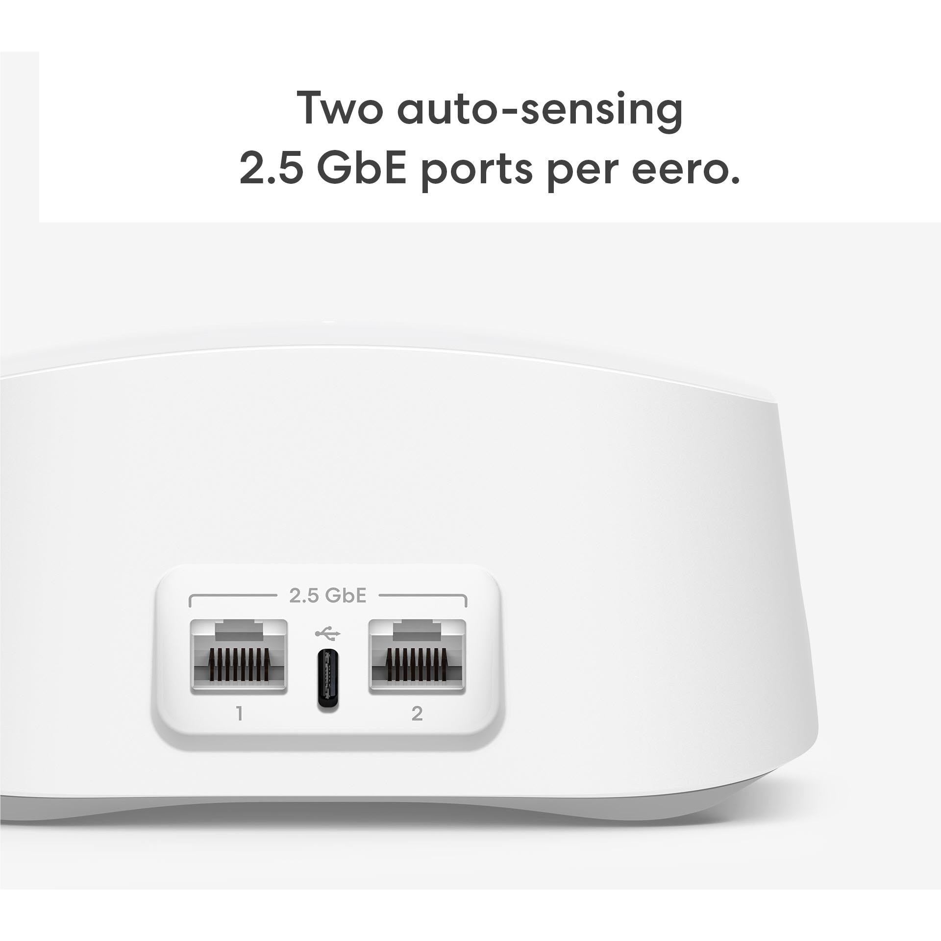 Amazon eero 7 Wi-Fi 7 Dual-Band Mesh Router (3 Pack)