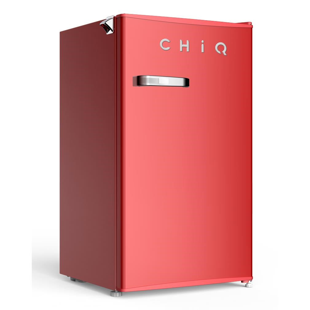 CHiQ CRSR089DR1 90L Retro Style Bar Fridge (Red)