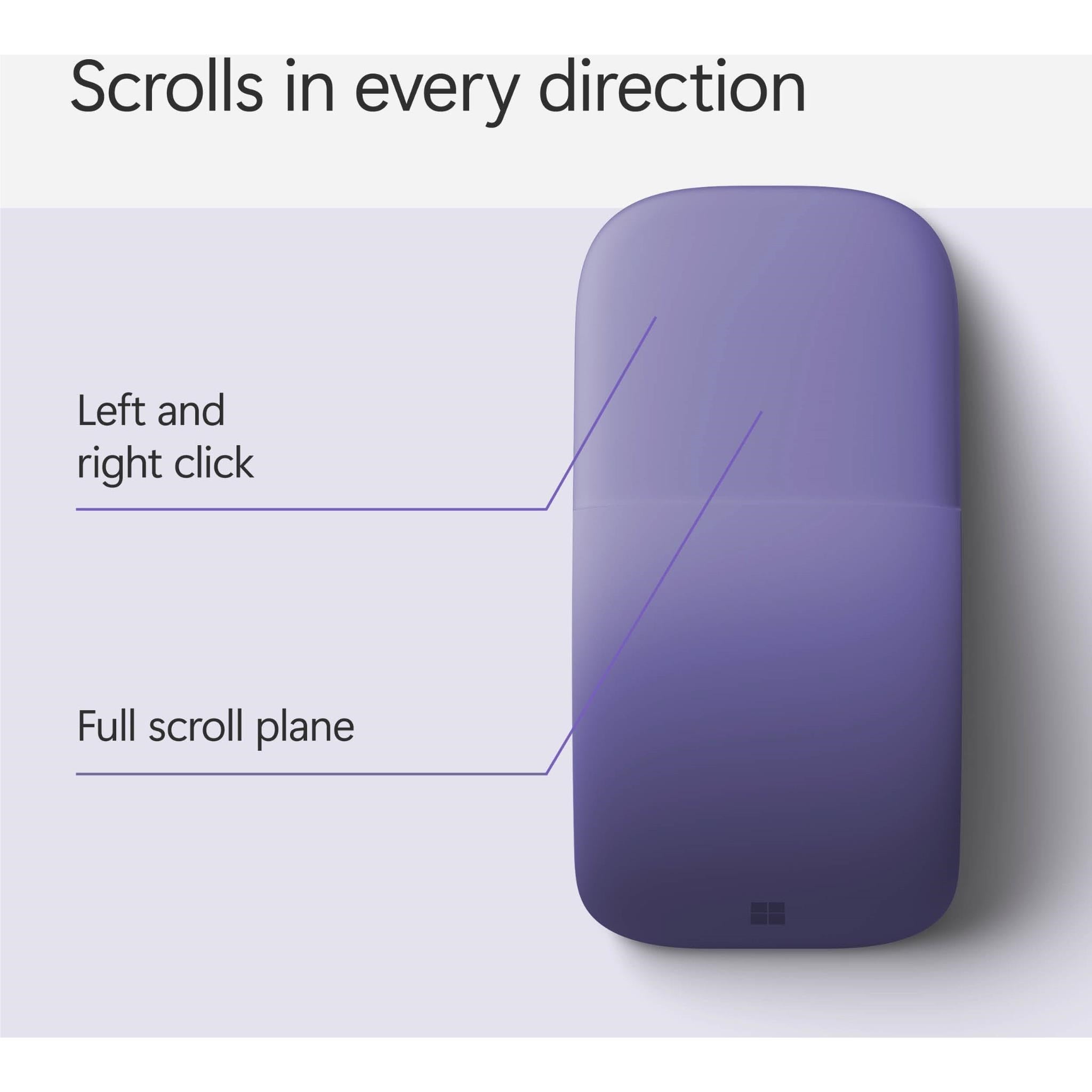 Microsoft Surface Arc Wireless Mouse (Violet)