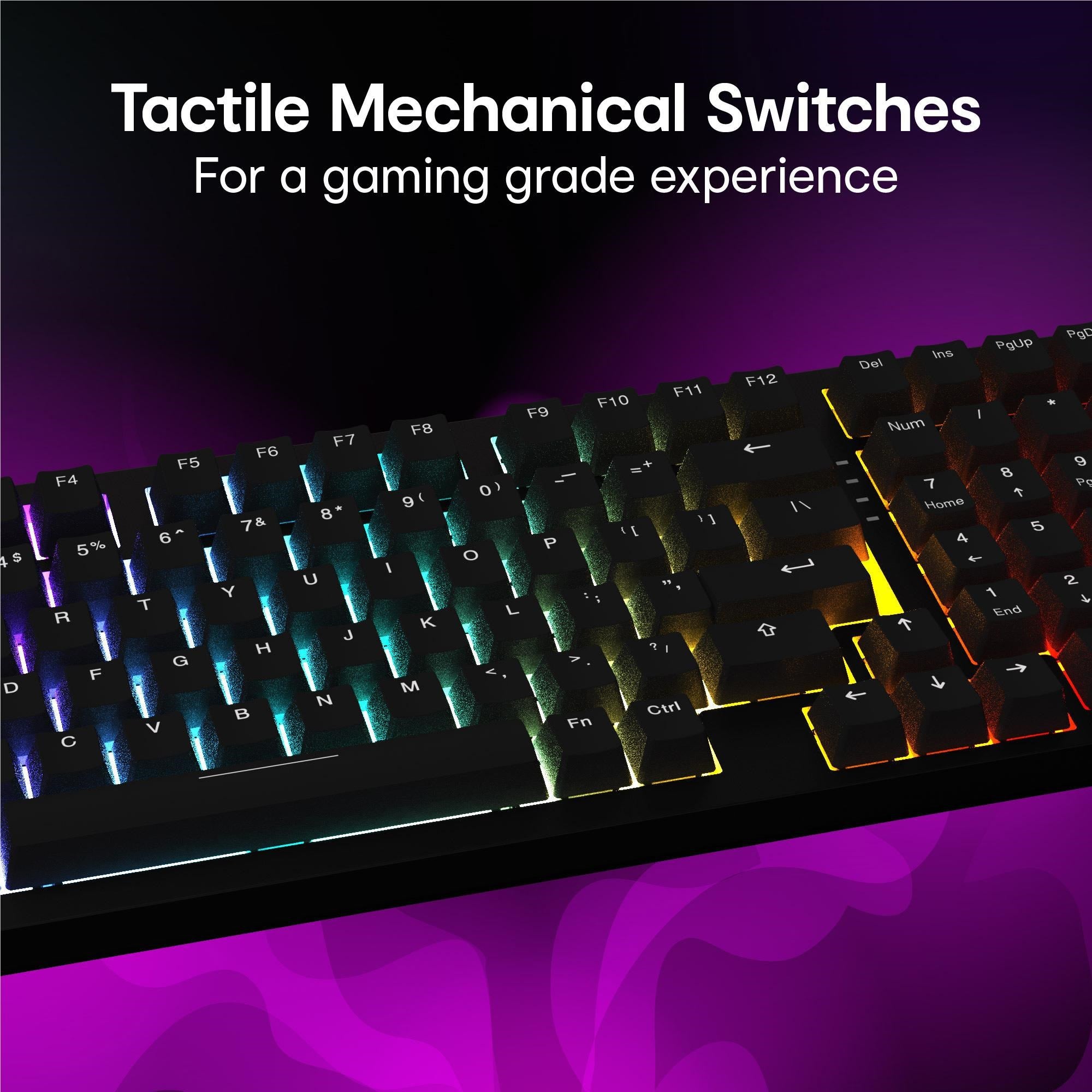 GTEK Storm 97-Key Mechanical Wired Gaming Keyboard