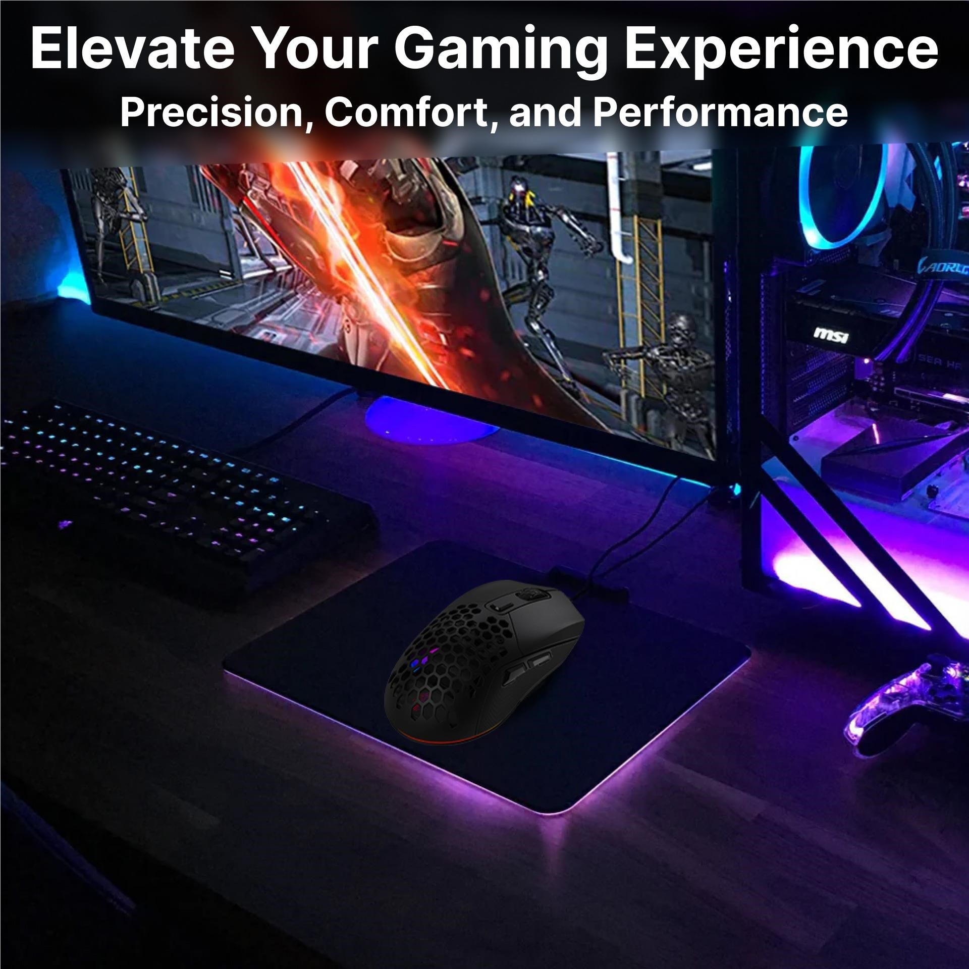 GTEK Wired RGB Gaming Mouse