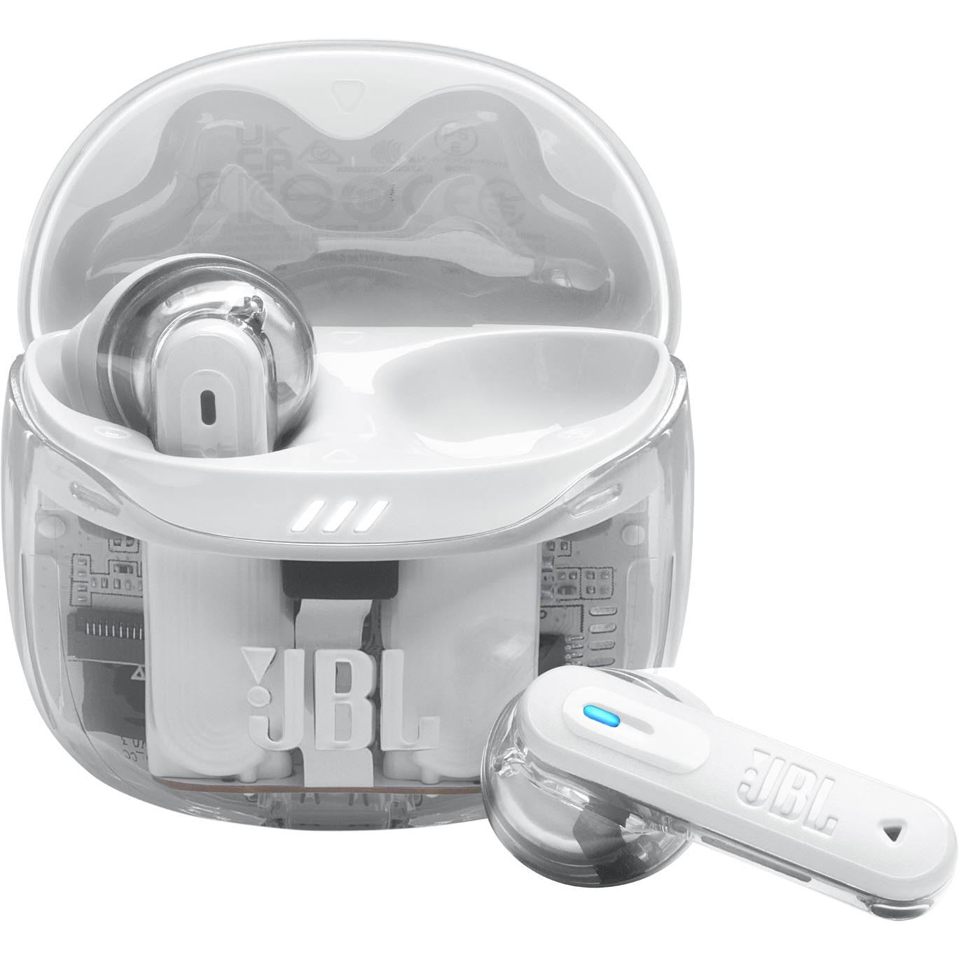 JBL Tune Beam 2 True Wireless Noise Cancelling Earbuds (Ghost White)