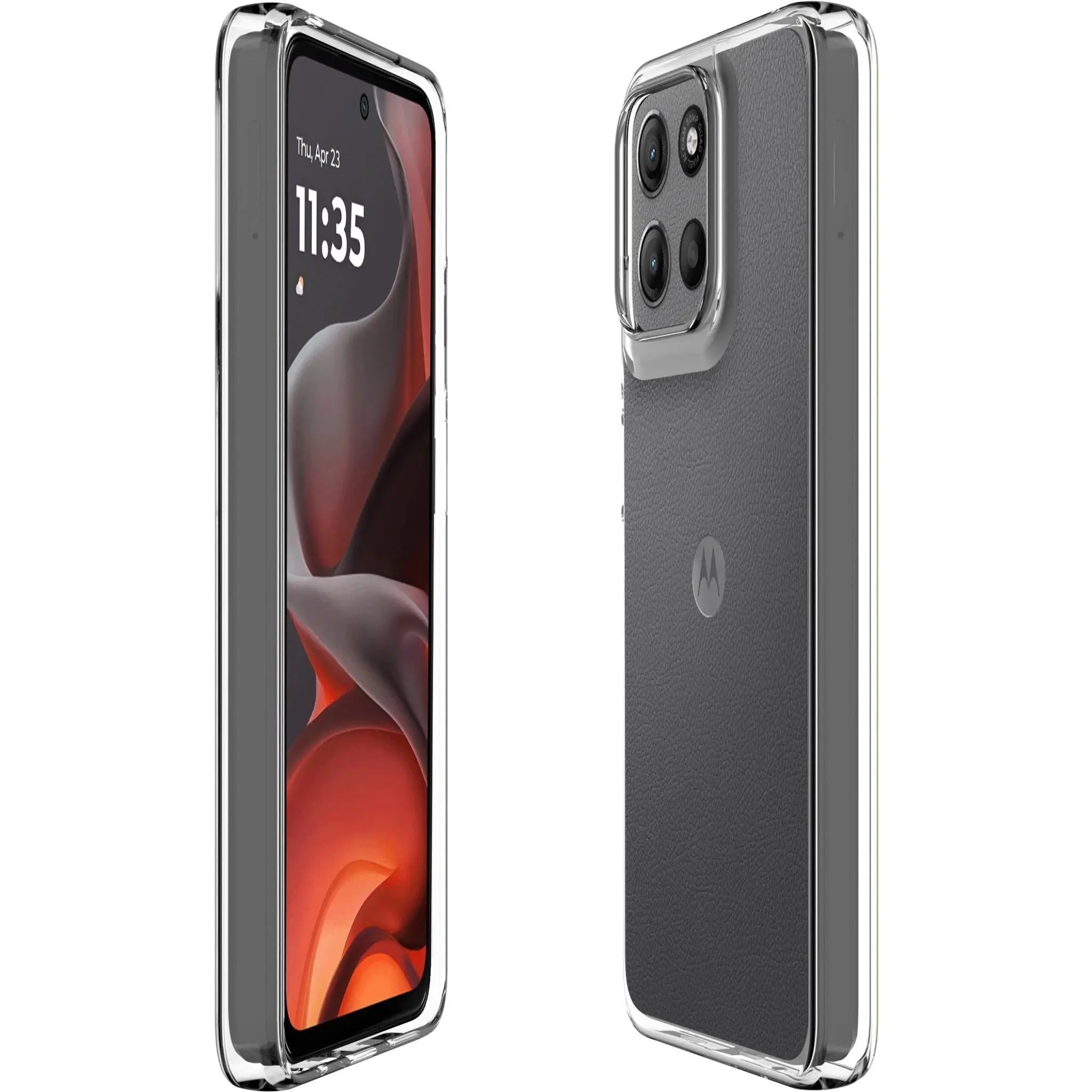 ITSKINS Case with Screen Protector for moto g15 (Clear)