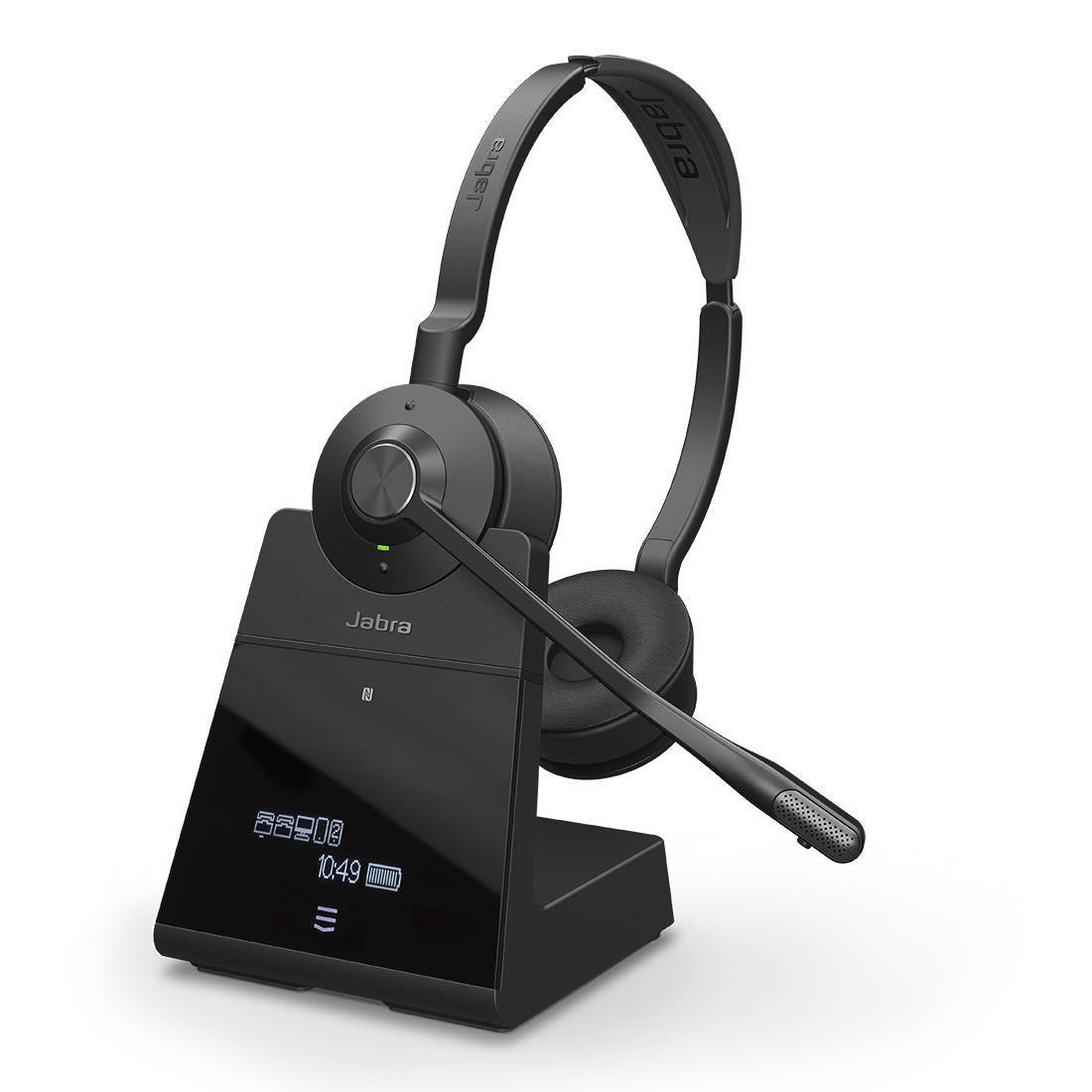 Jabra 9659-583-117 Wireless Engage 75 SE Stereo DECT Headset (Black)