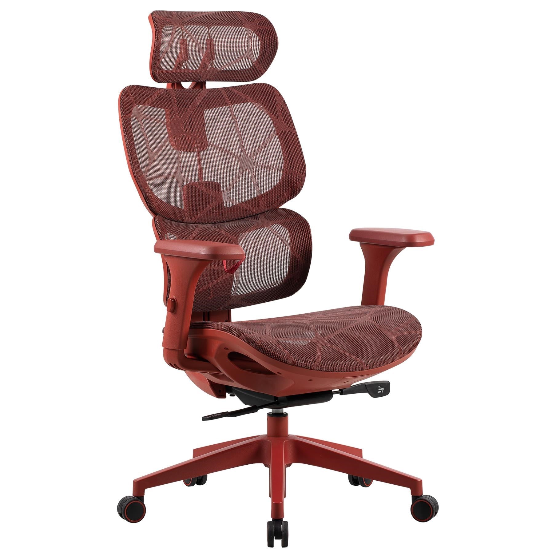 ONEX VENTRA PREMIUM Mesh Gaming Office Chair (Red)