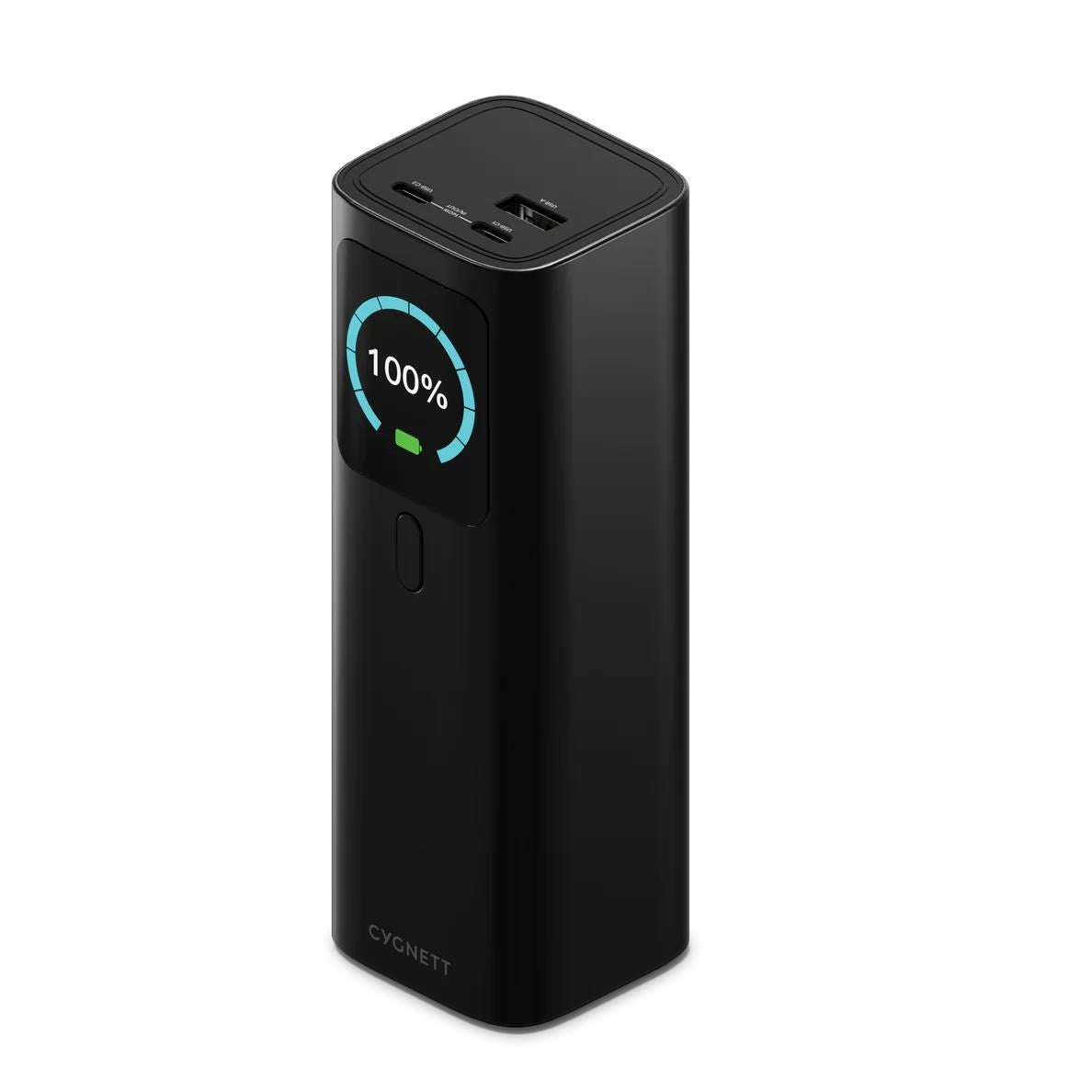 Cygnett Voyager HighPWR 27K mAH 148W Laptop Power Bank with Case (Black)