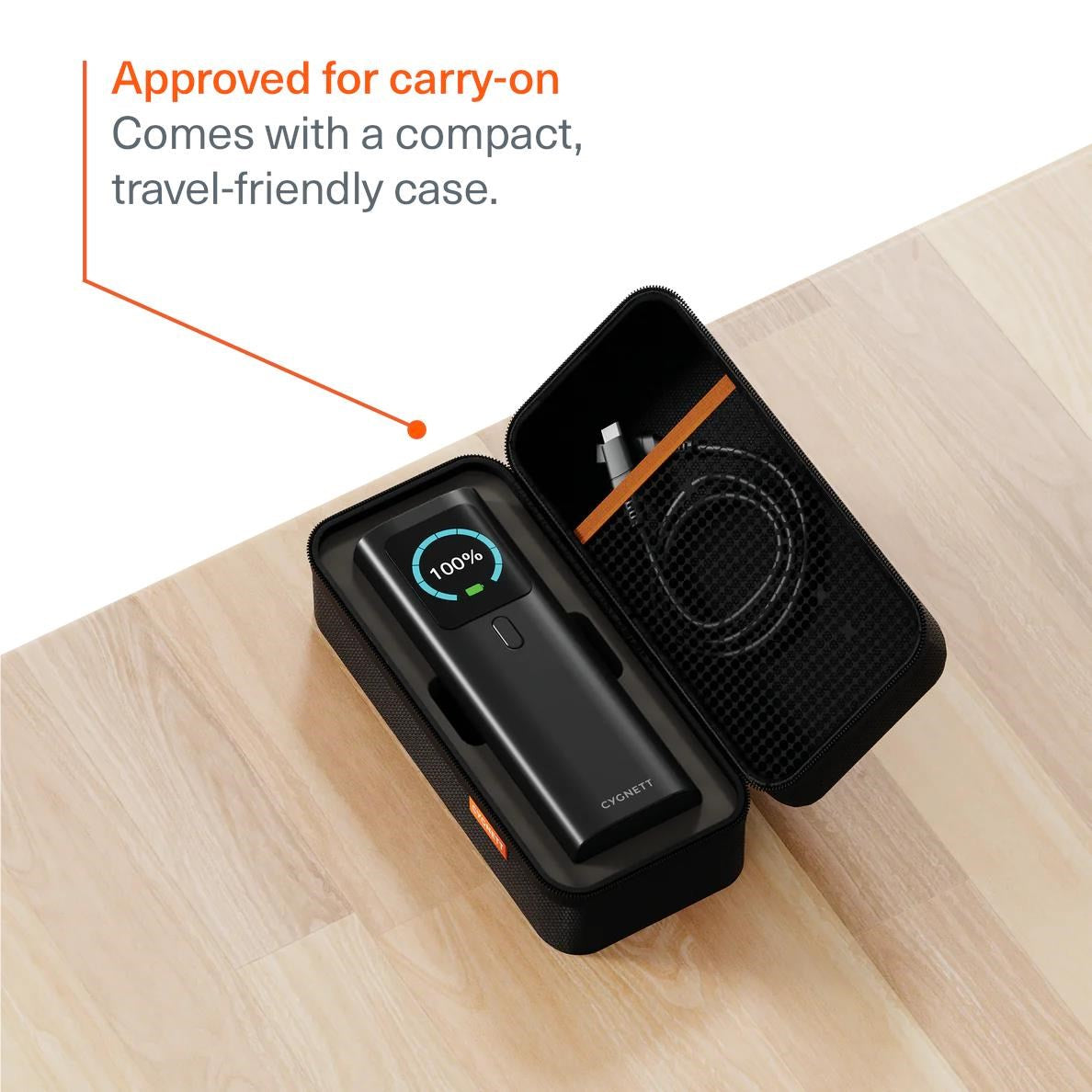 Cygnett Voyager HighPWR 27K mAH 148W Laptop Power Bank with Case (Black)