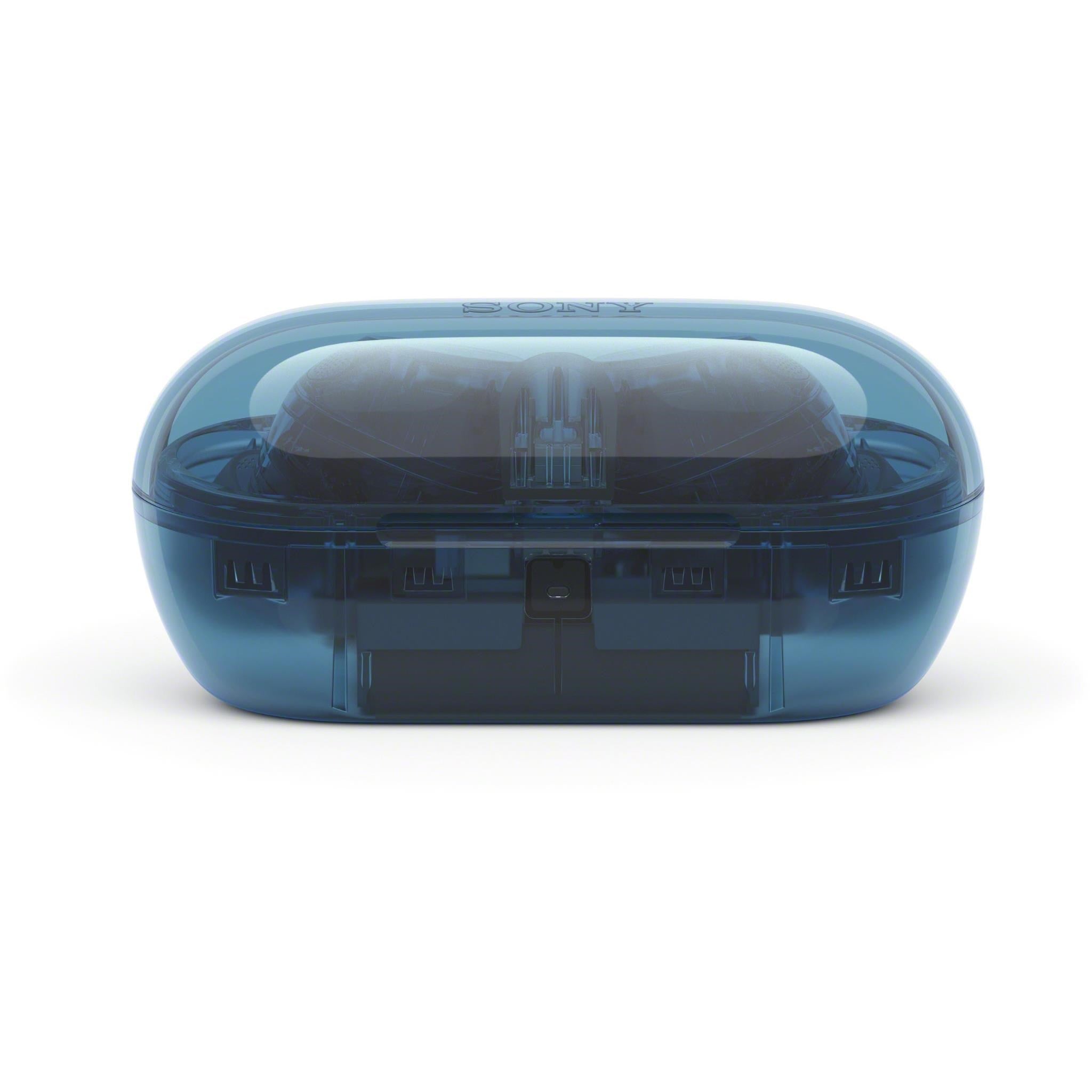 Sony WFC710N Truly Wireless Noise Cancelling Earbuds (Glass Blue)