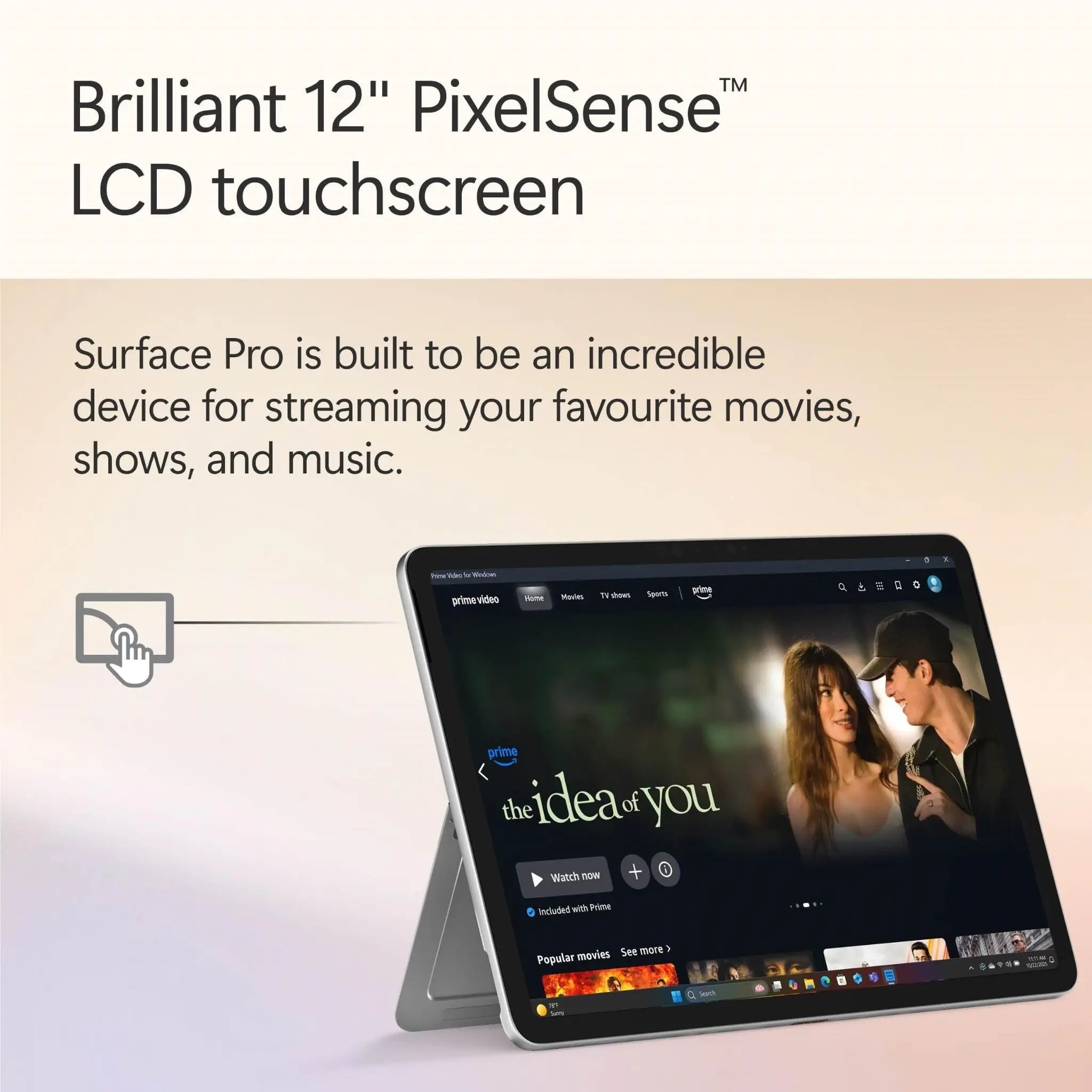 Microsoft Surface Pro Copilot+ AI PC 12' Snapdragon X Plus 8 core/16GB/256GB (Platinum)