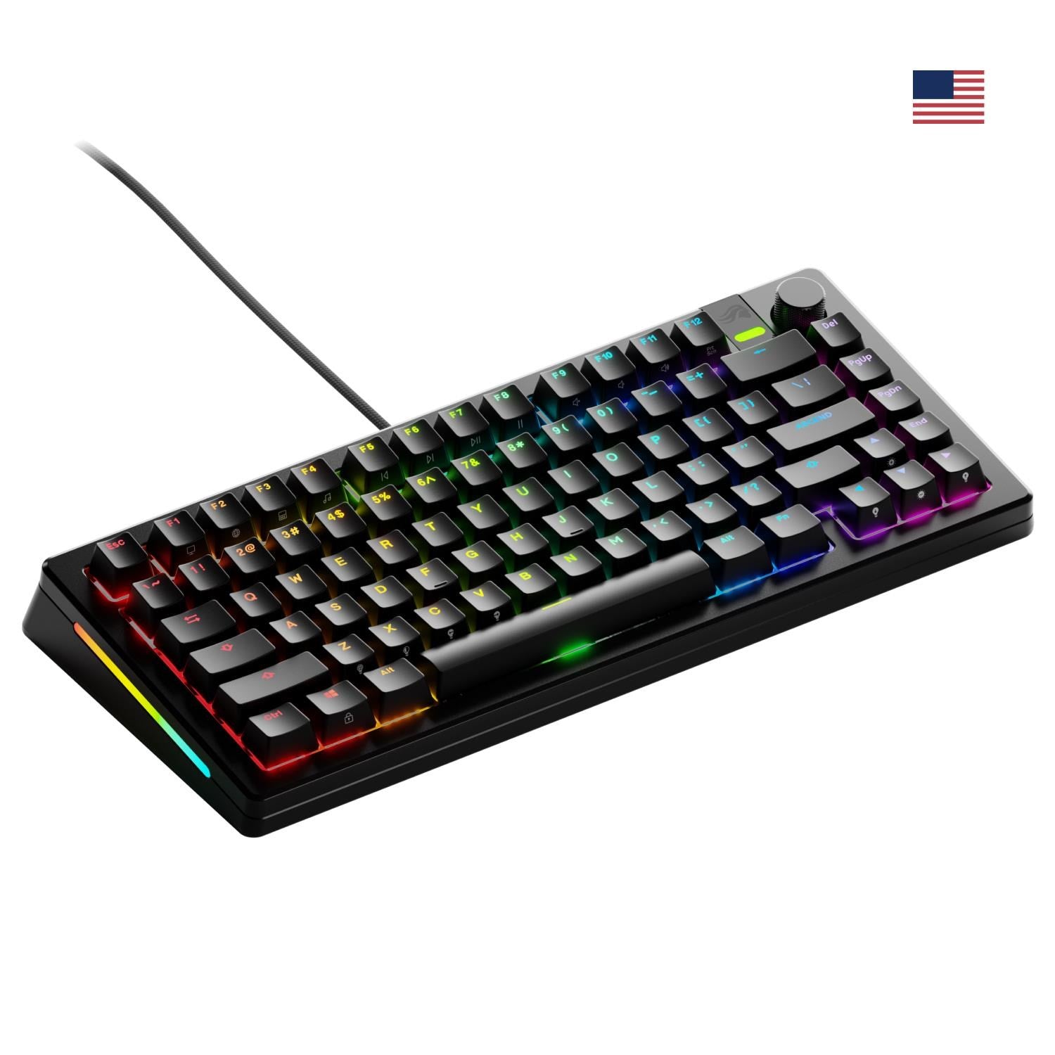 Glorious GMMK 3 PRO 75% Prebuilt Wired Gaming Keyboard (Black)