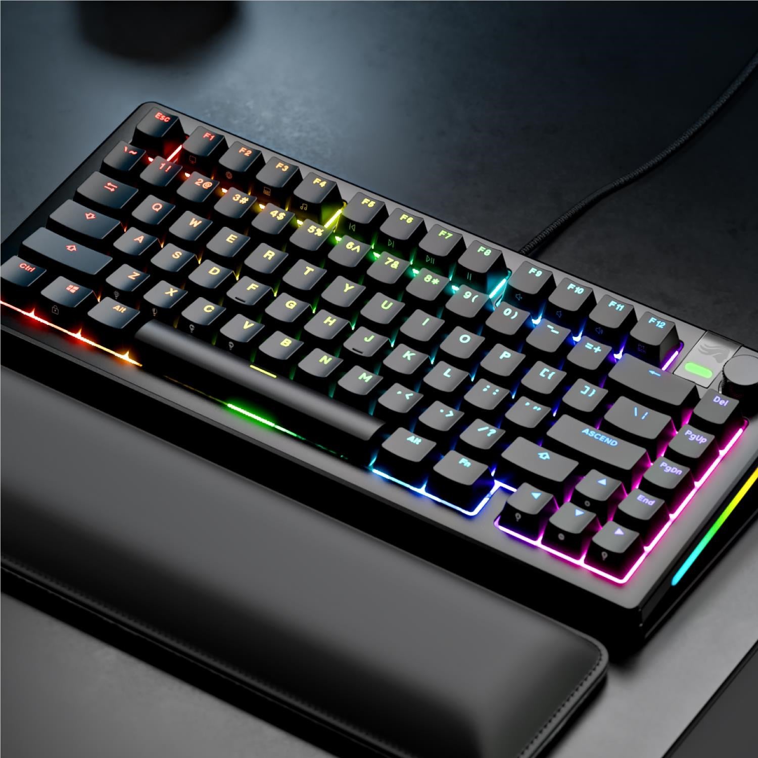 Glorious GMMK 3 PRO 75% Prebuilt Wired Gaming Keyboard (Black)