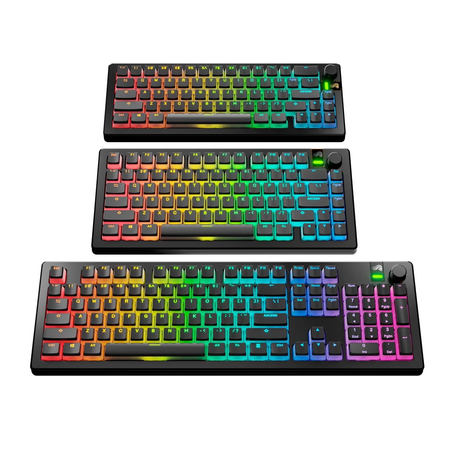 Glorious Aura V3 Keycaps (Black)