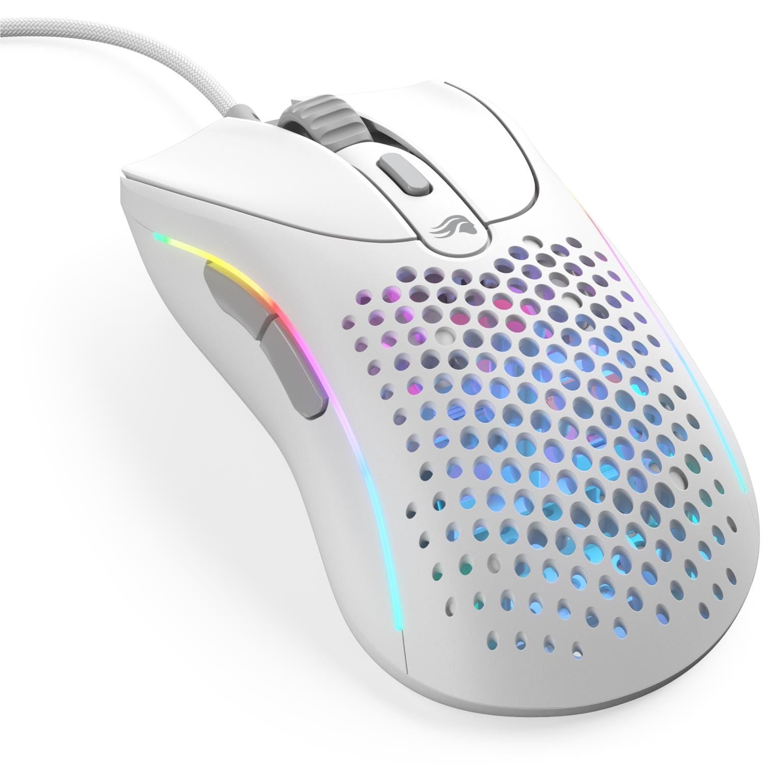 Glorious Model D2 Wired Gaming Mouse (Matte White)
