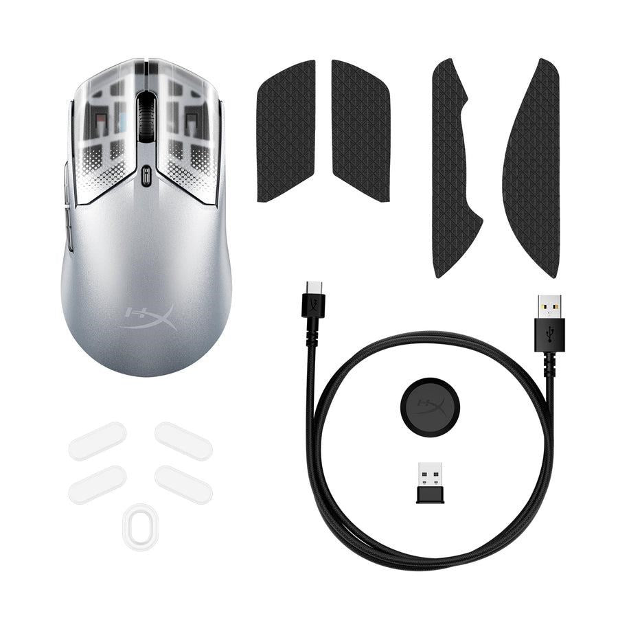 HyperX Pulsefire Haste 2 Wireless Gaming Mouse (Silver)