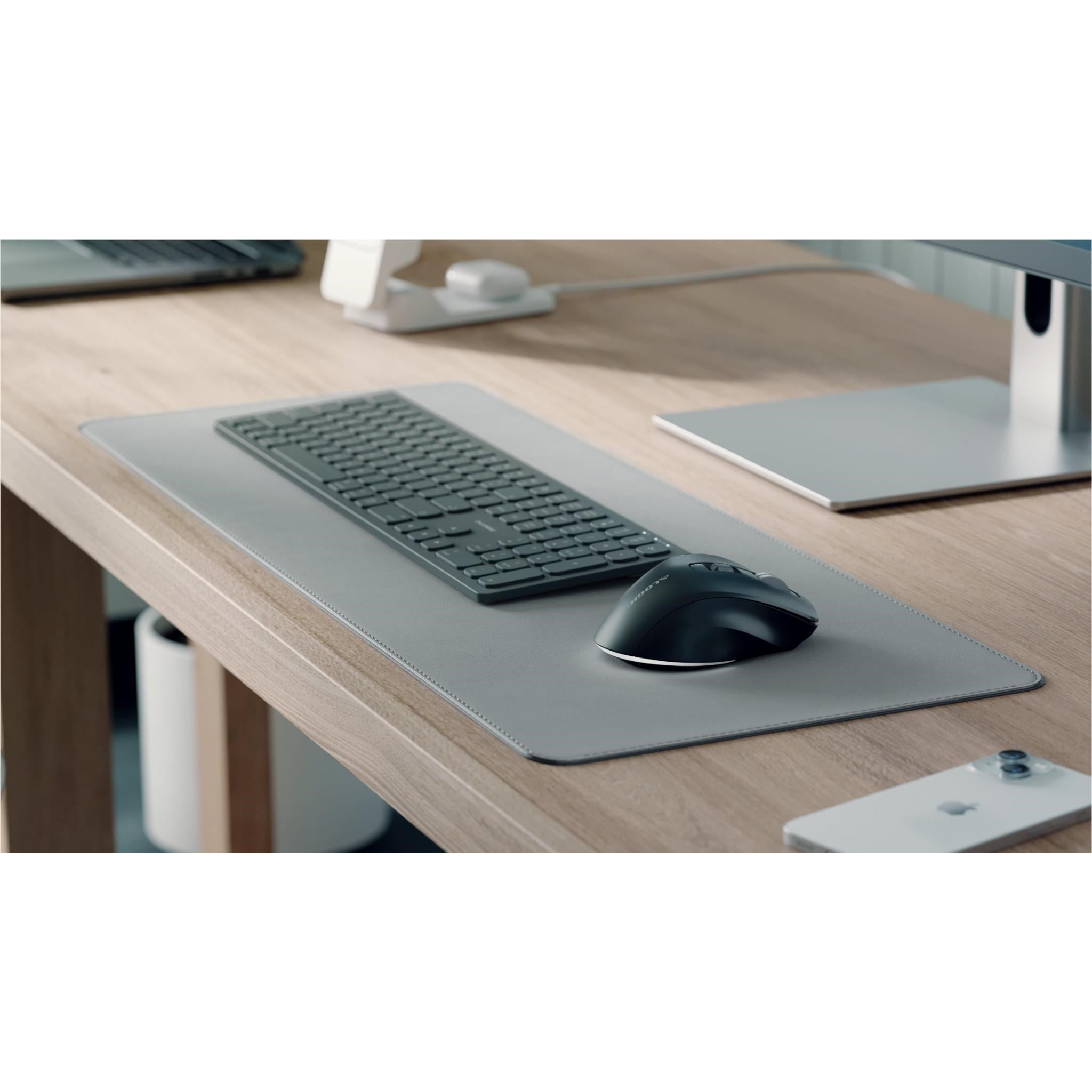 Alogic Apex Bluetooth USB-C Rechargeable 7 Keys Programmable Mouse (Black)