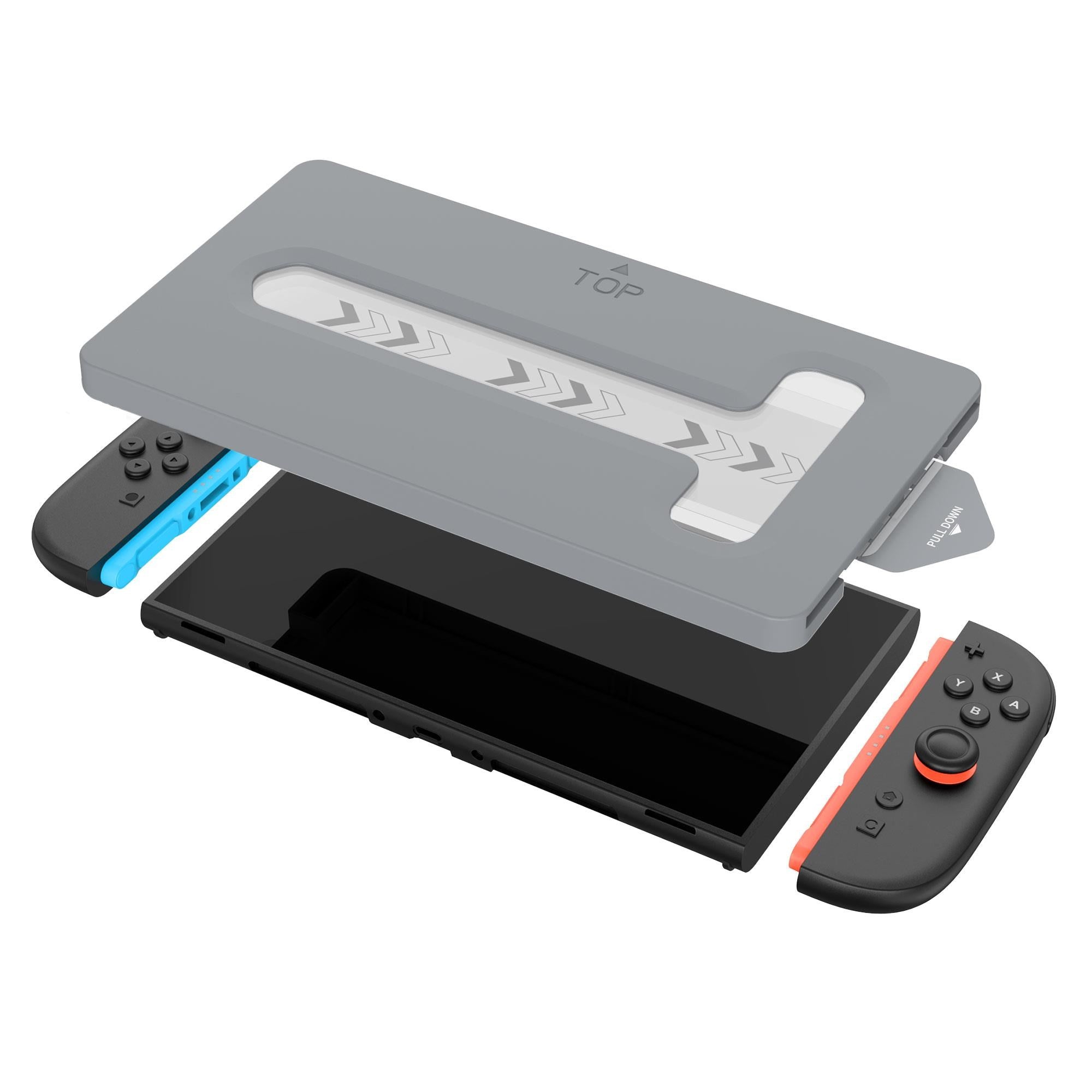 Powerwave Tempered Glass Screen Protector with Alignment Tray Anti-Bacterial & Anti-Blue Light Filter for Nintendo Switch 2