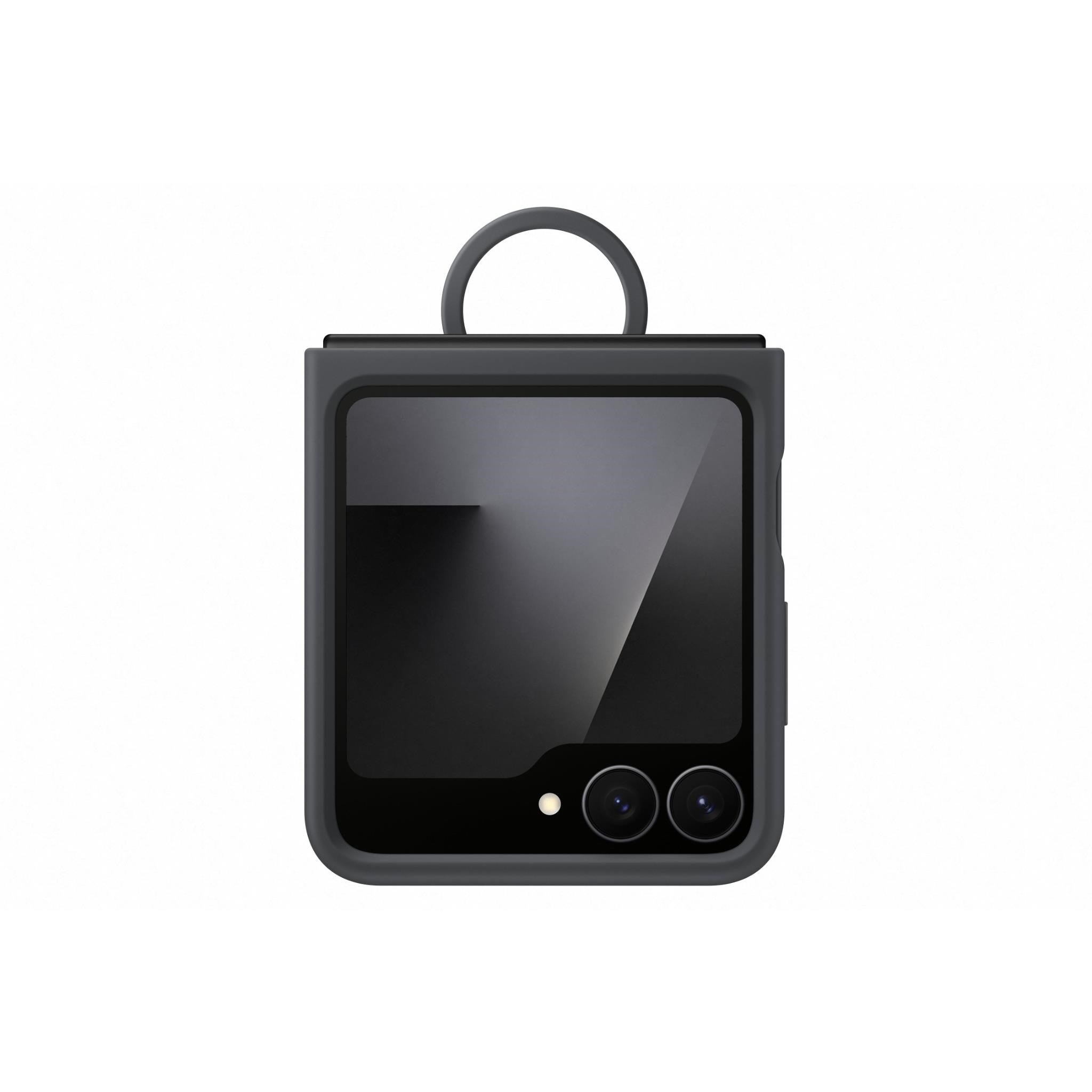 Samsung Silicone Ring Case for Galaxy Z Flip7 FE (Black)