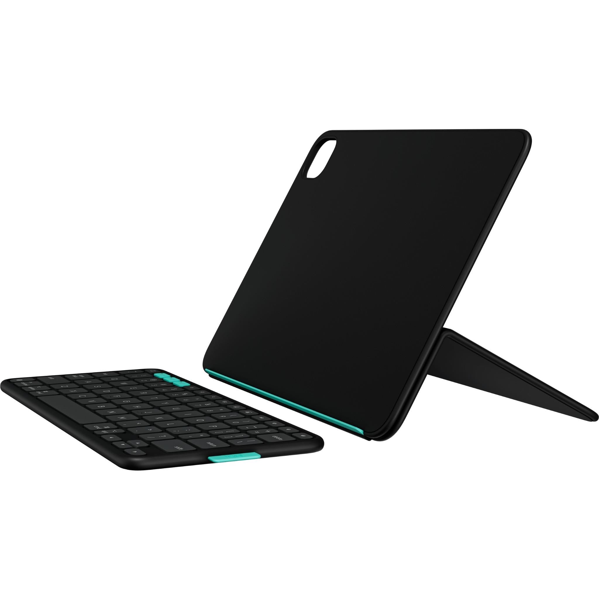 Logitech Flip Folio for iPad Pro 11' M4 & Air 11' M4/M3/M2 & 5th Gen (Graphite)