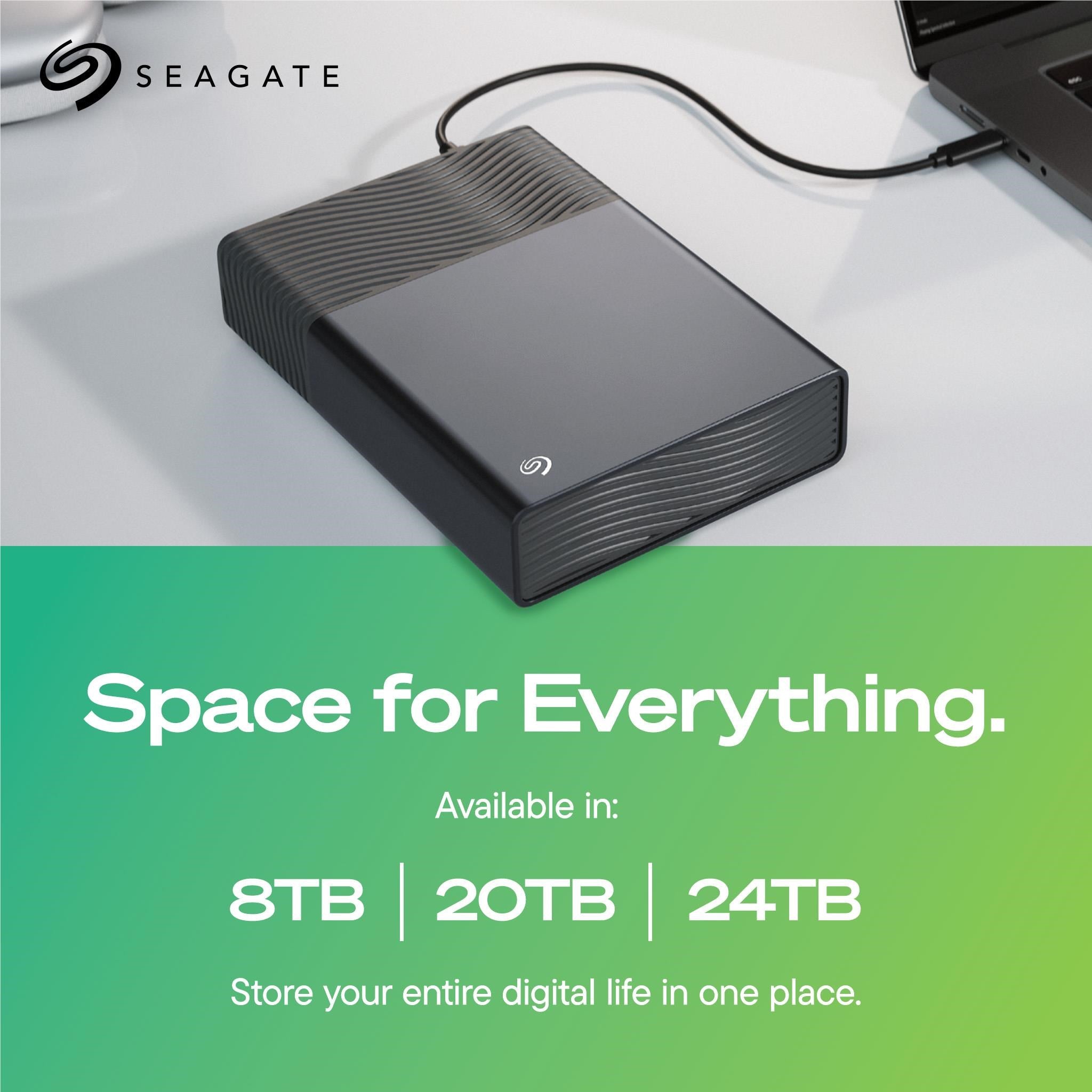 Seagate One Touch USB-C Desktop Storage 16TB