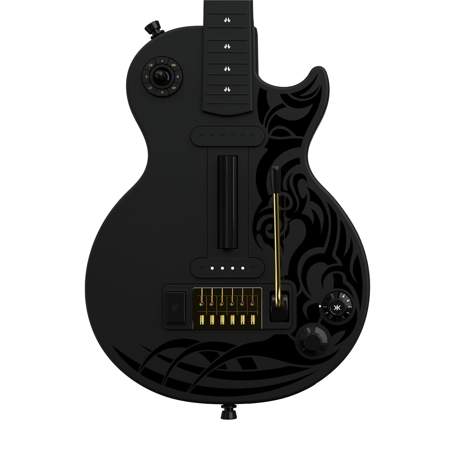CRKD Gibson® Black Tribal Encore Edition Les Paul™ Guitar Controller