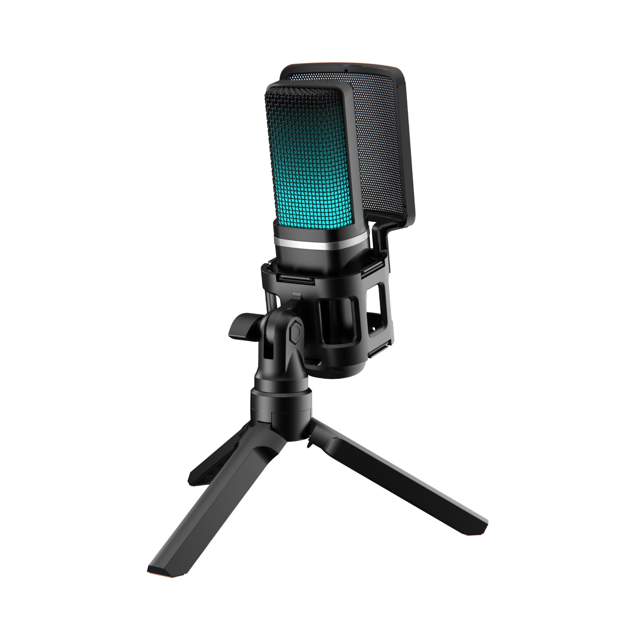 Playmax RGB Black Microphone