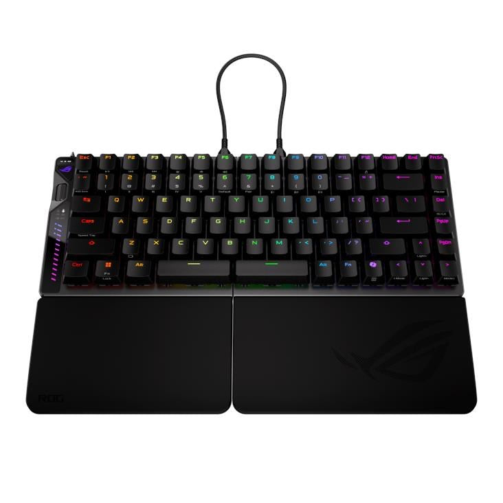 ROG Falcata 75% Split Gaming Keyboard with Hot-Swappable ROG HFX V2 (Magnetic Switches)