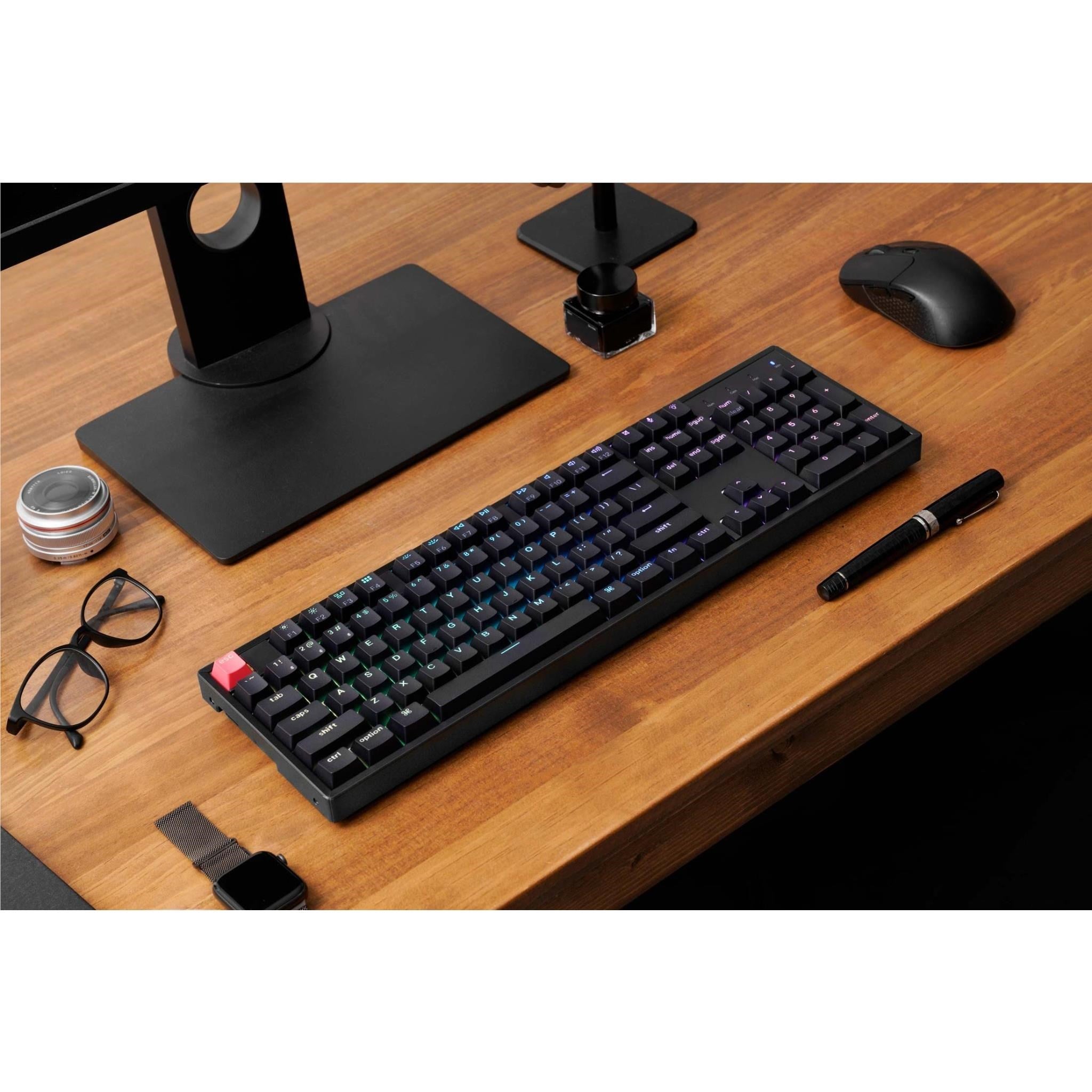 Keychron K10v2 Full Size Wireless Mechanical Keyboard with Aluminium Frame (Brown switch)