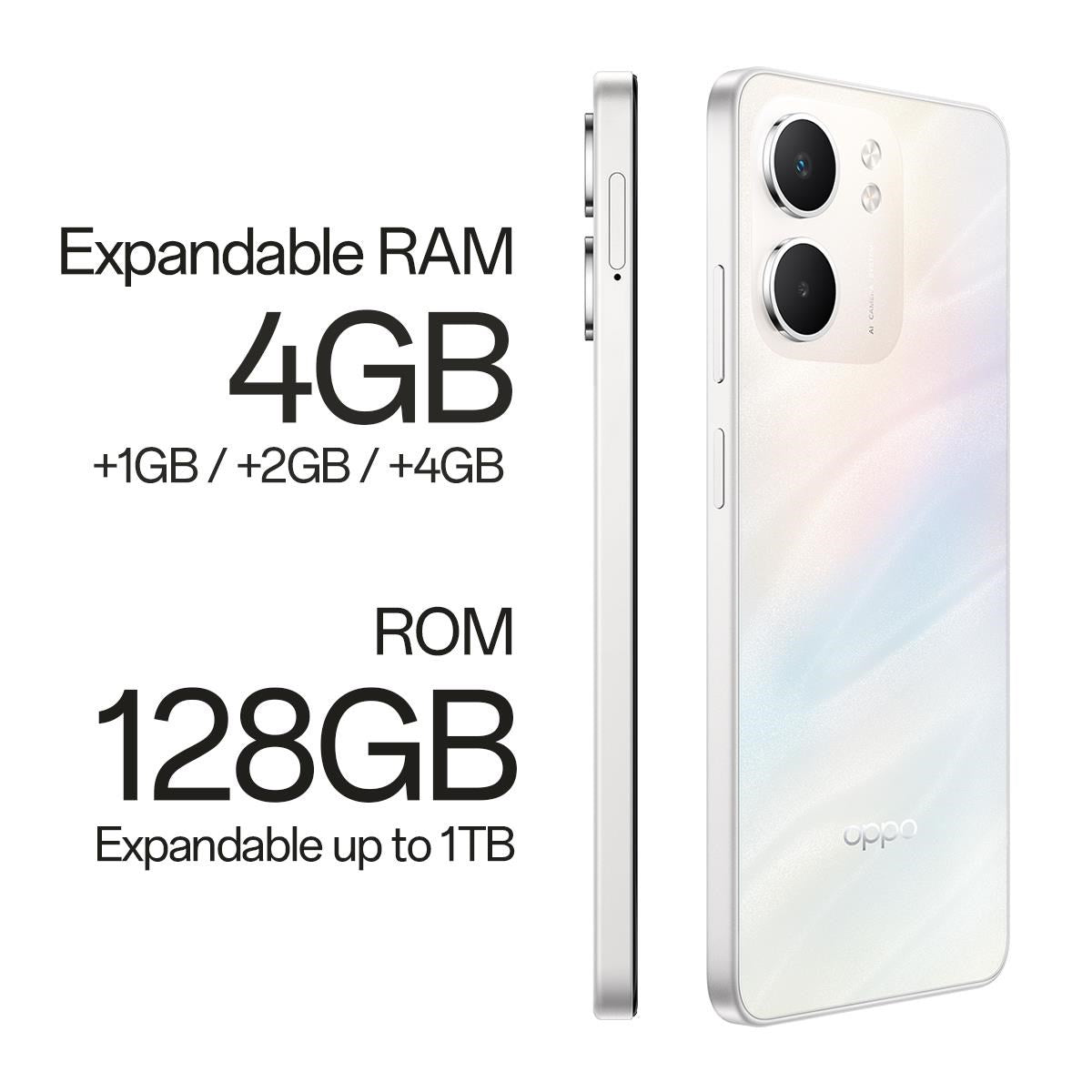 OPPO A5x 4G 128GB (Laser White)