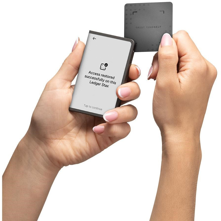 Ledger Stax Crypto Hardware Wallet with Recovery Key (Graphite)