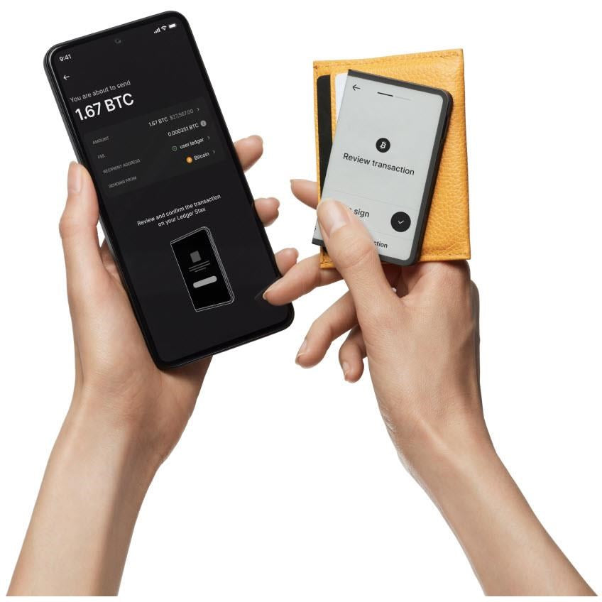 Ledger Stax Crypto Hardware Wallet with Recovery Key (Graphite)
