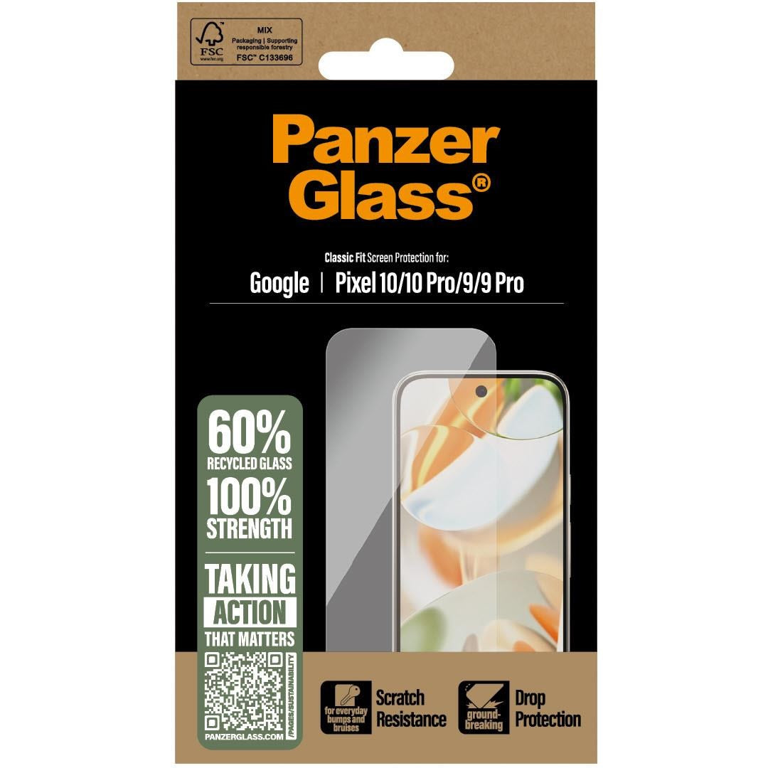 PanzerGlass Ultra Wide Fit Screen Protector for Pixel 10/10 Pro