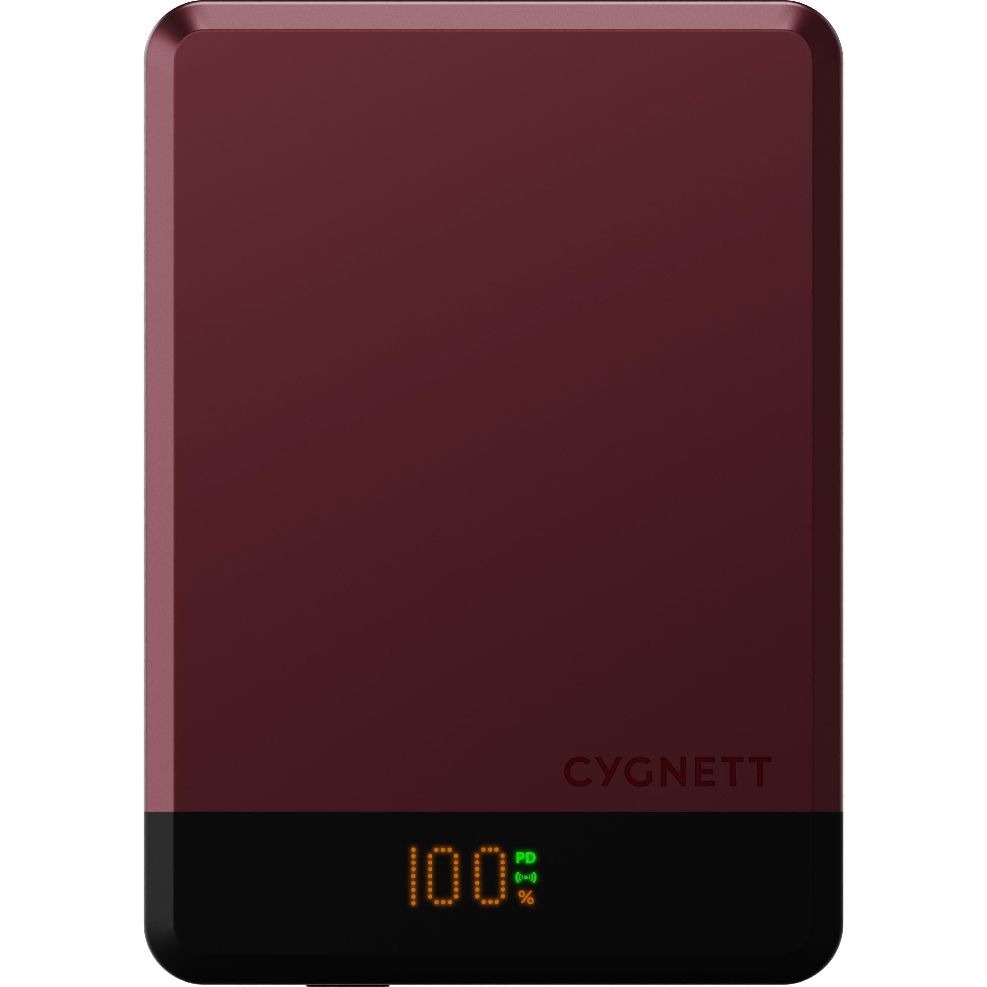 Cygnett 5K MagSlim Magnetic Power Bank (Cherry)