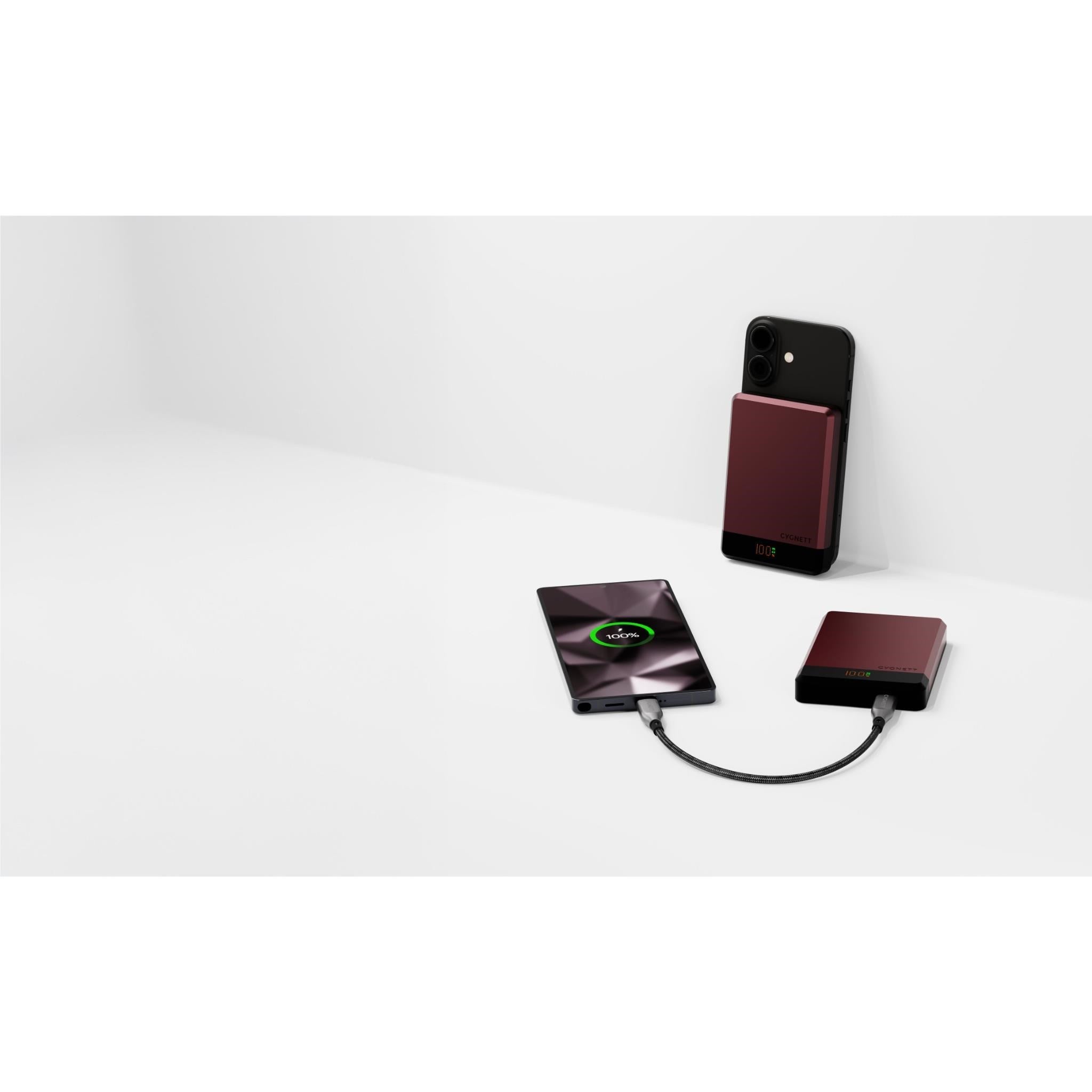 Cygnett 10k MagSlim Magnetic Power Bank (Cherry)