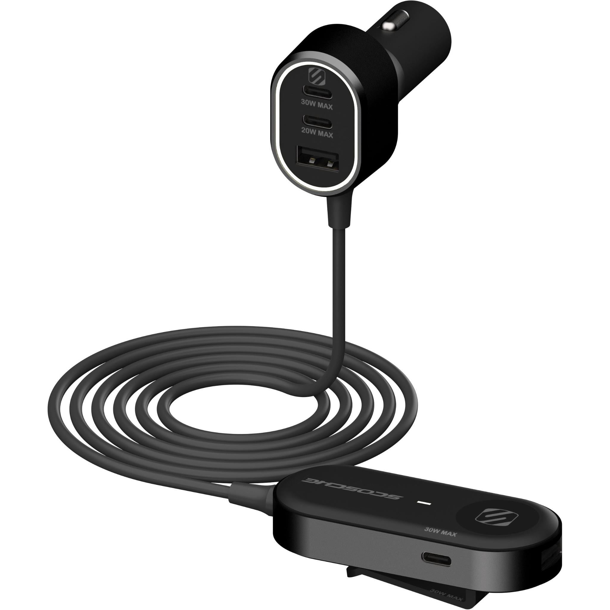 Scosche 100W Multi Travel 6 Port Car Charger