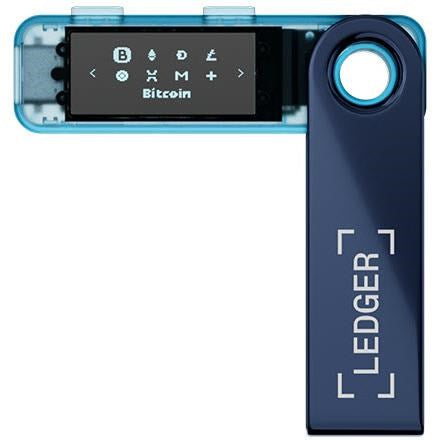 Ledger Nano S Plus Crypto Hardware Wallet (Neptune Blue)