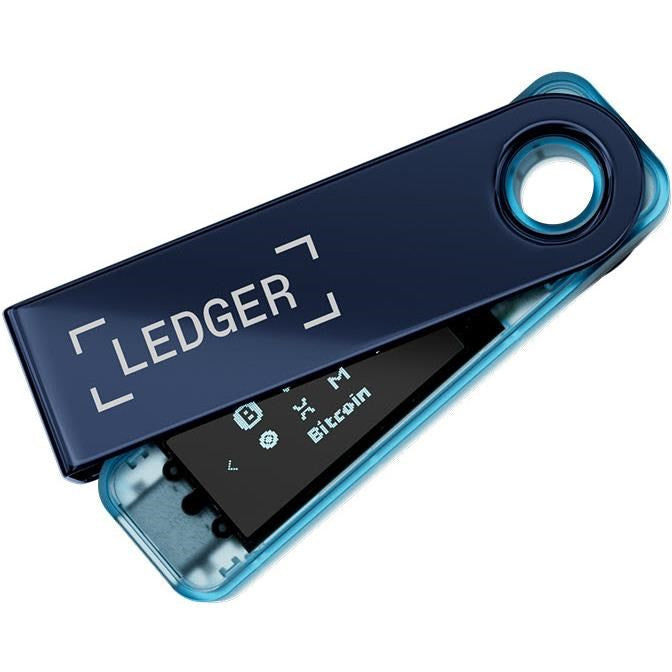 Ledger Nano S Plus Crypto Hardware Wallet (Neptune Blue)